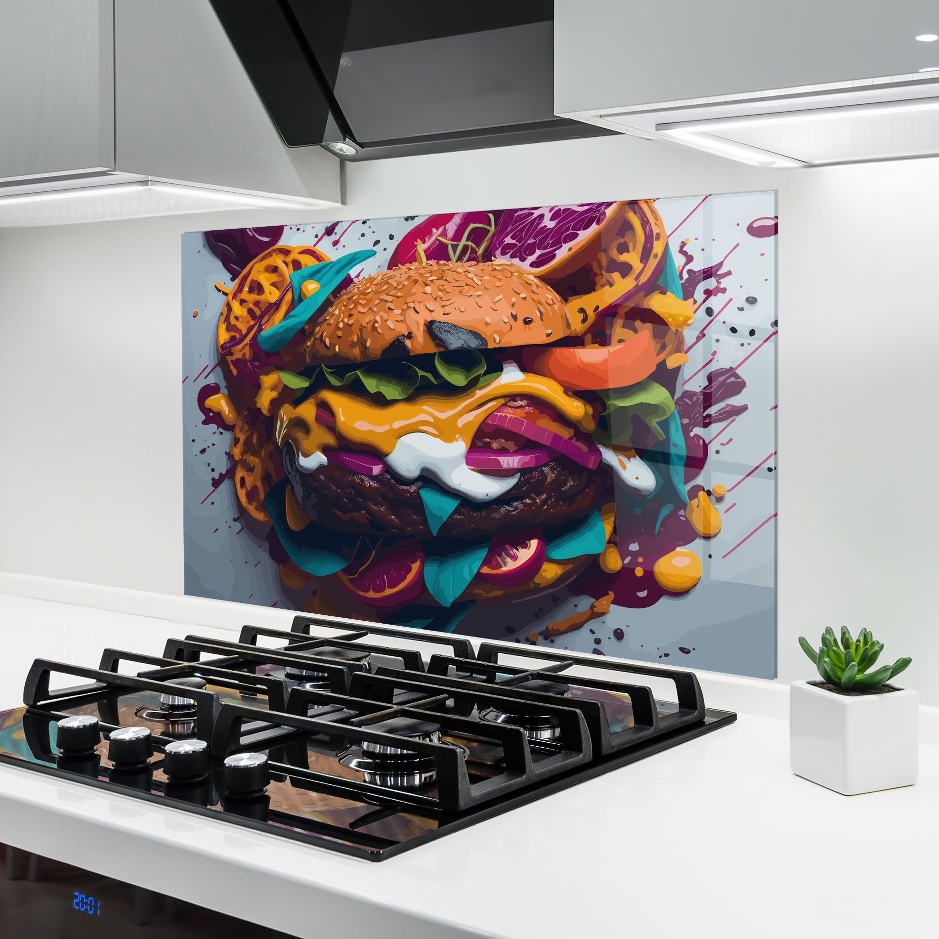 Burger Color Mix mockup 6