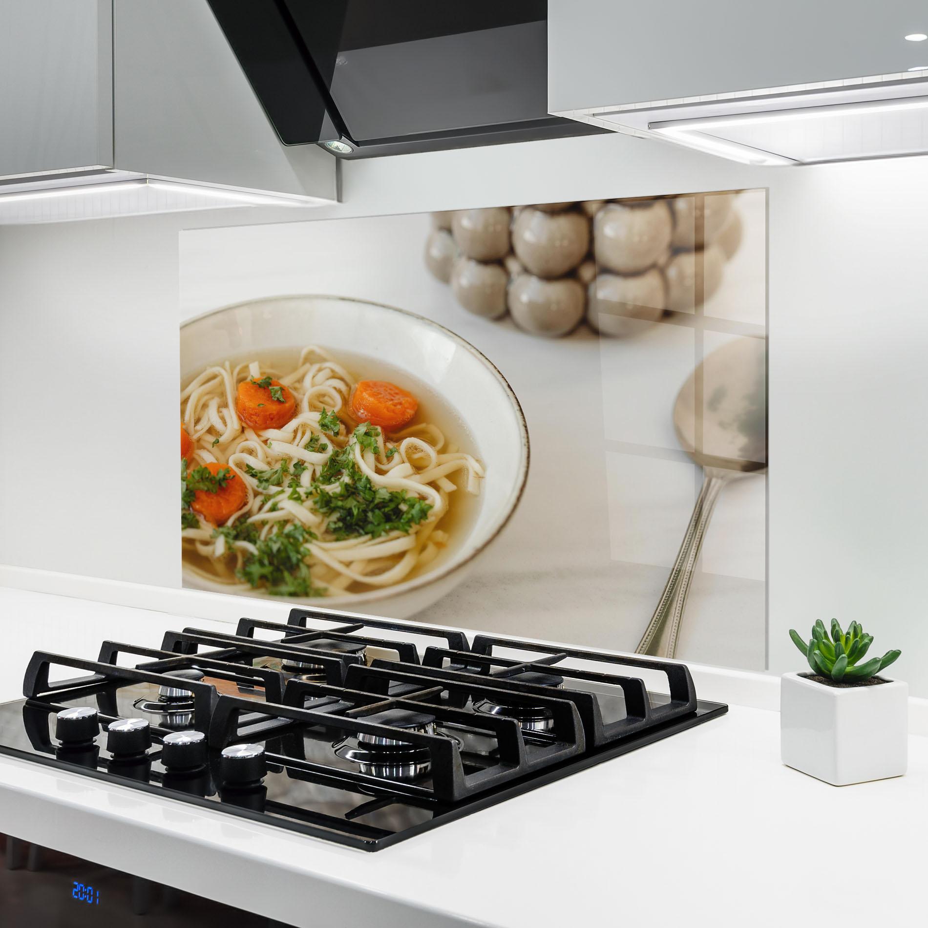 Panou Sticla Bucatarie Soup mockup 6