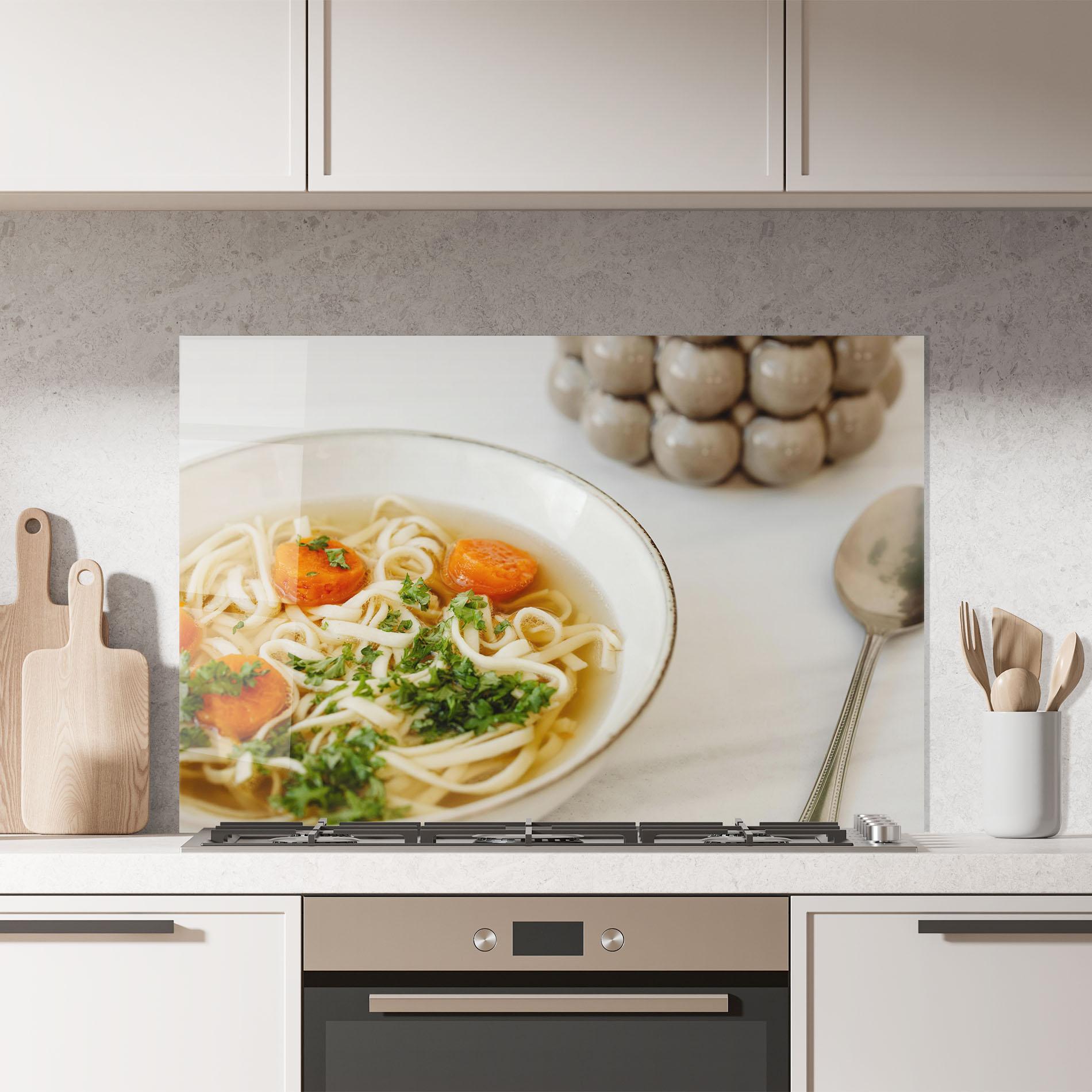 Panou Sticla Bucatarie Soup mockup 7