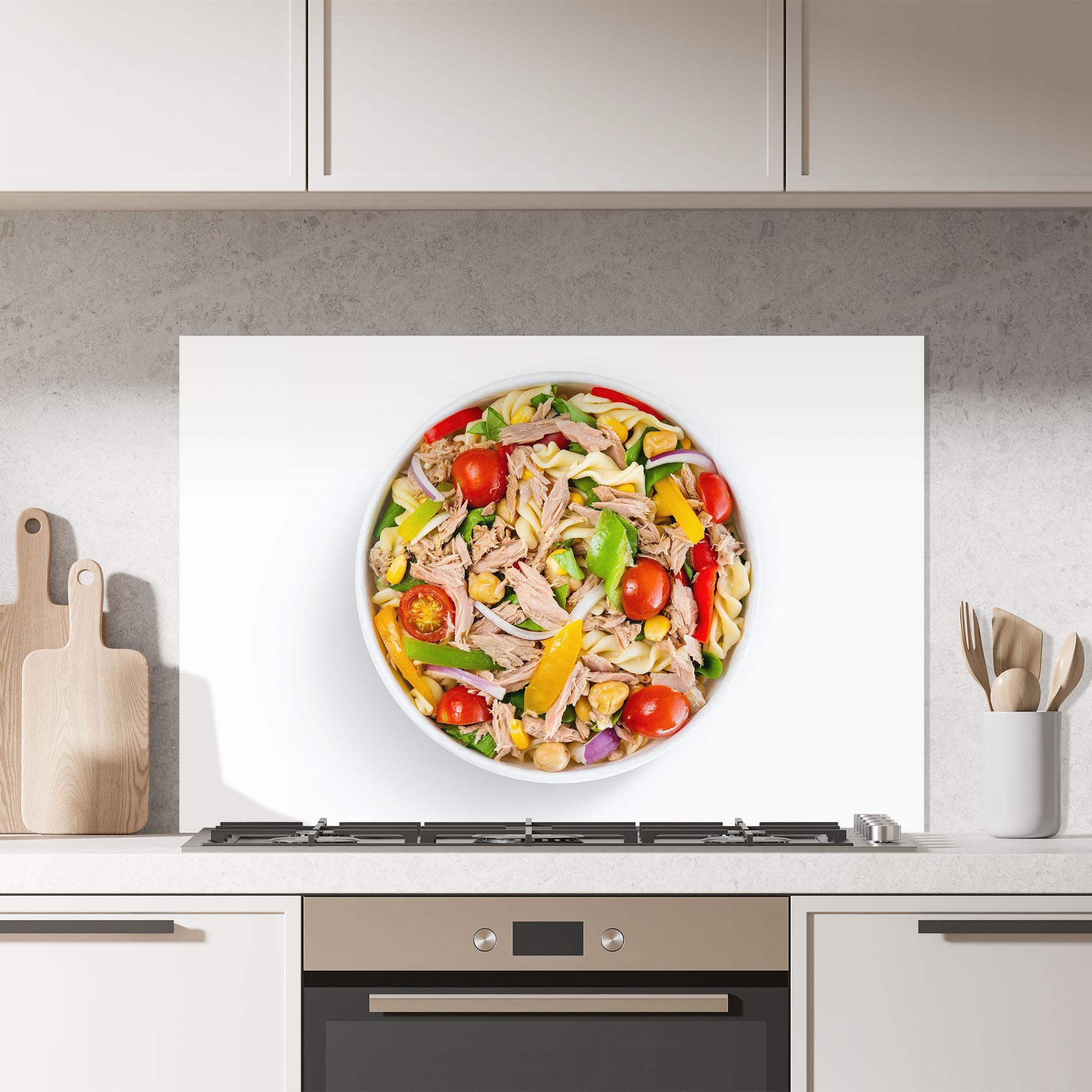 Panou Sticla Bucatarie Tuna Salad mockup 7