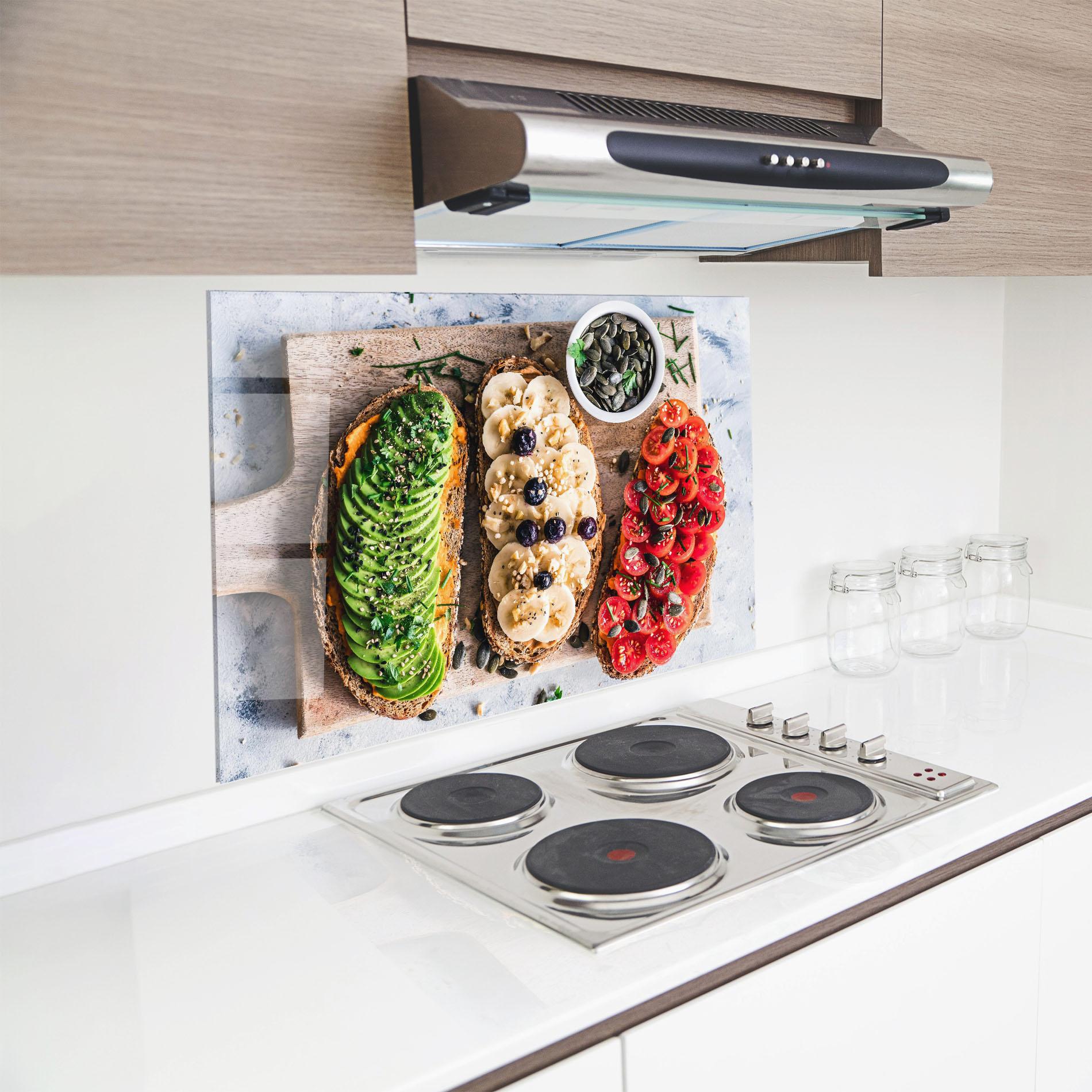 Panou Sticla Bucatarie Breakfast mockup 8