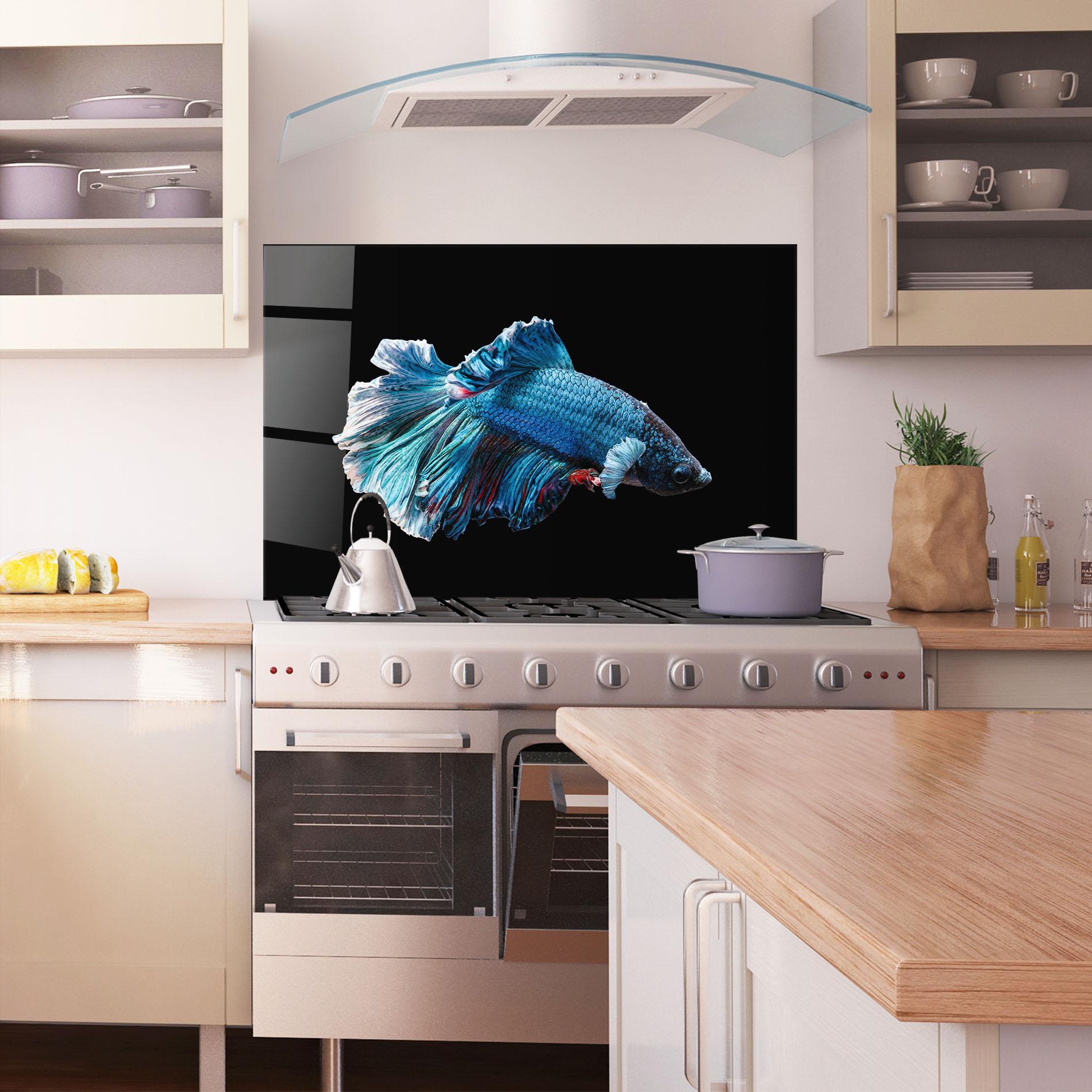 Panou Sticla Bucatarie Blue Betta mockup 1