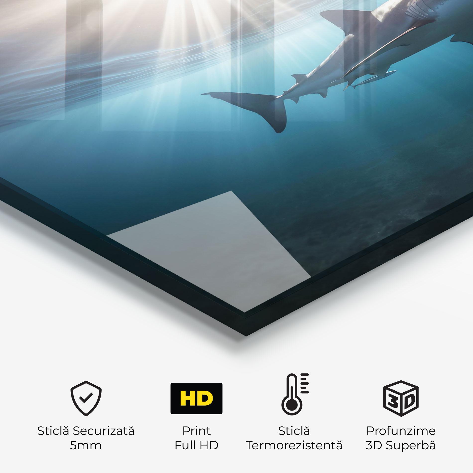 Panou Sticla Bucatarie Big Shark mockup 2