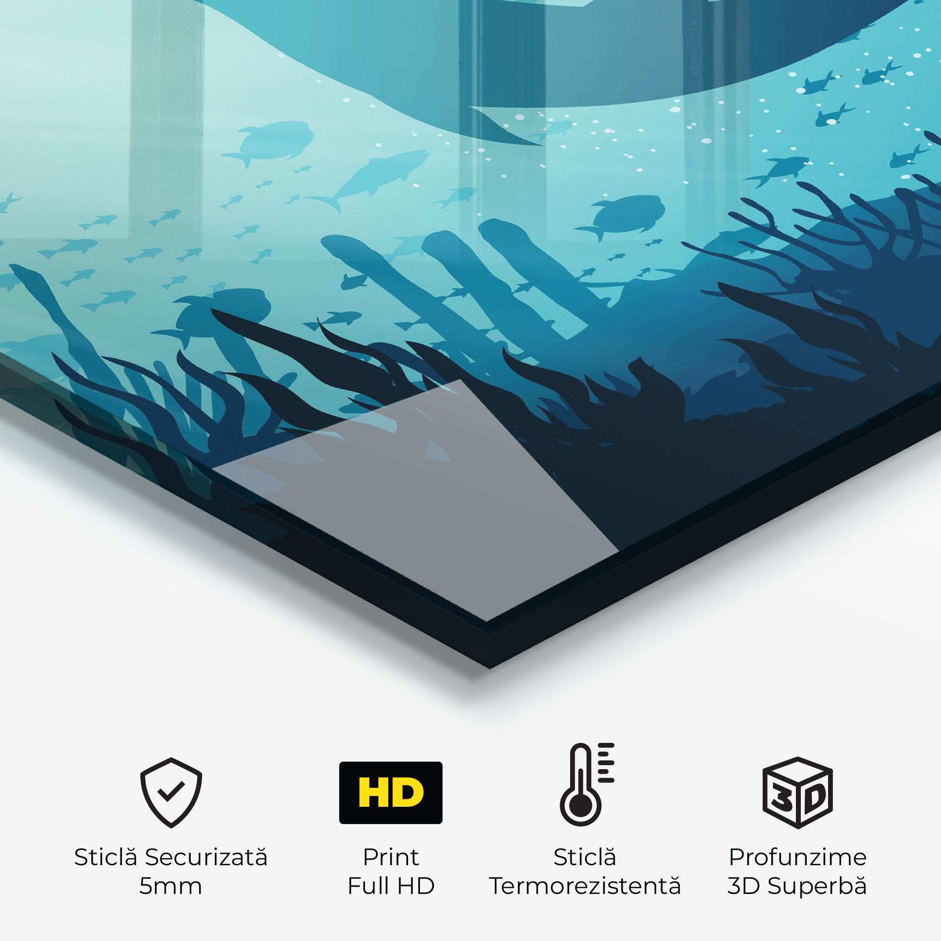 Panou Sticla Bucatarie Blue Ocean mockup 2