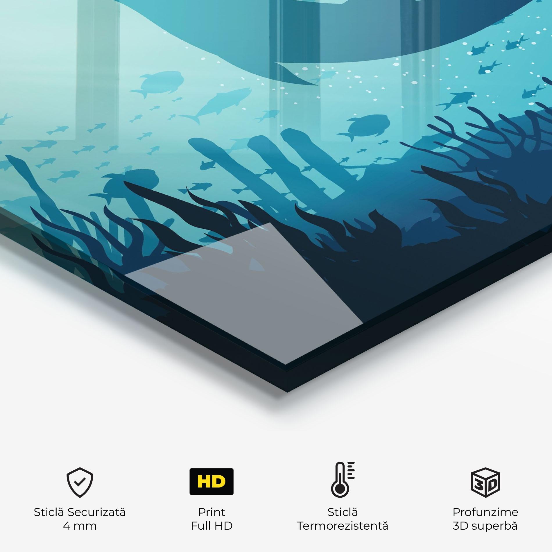 Panou Sticla Bucatarie Blue Ocean mockup 2