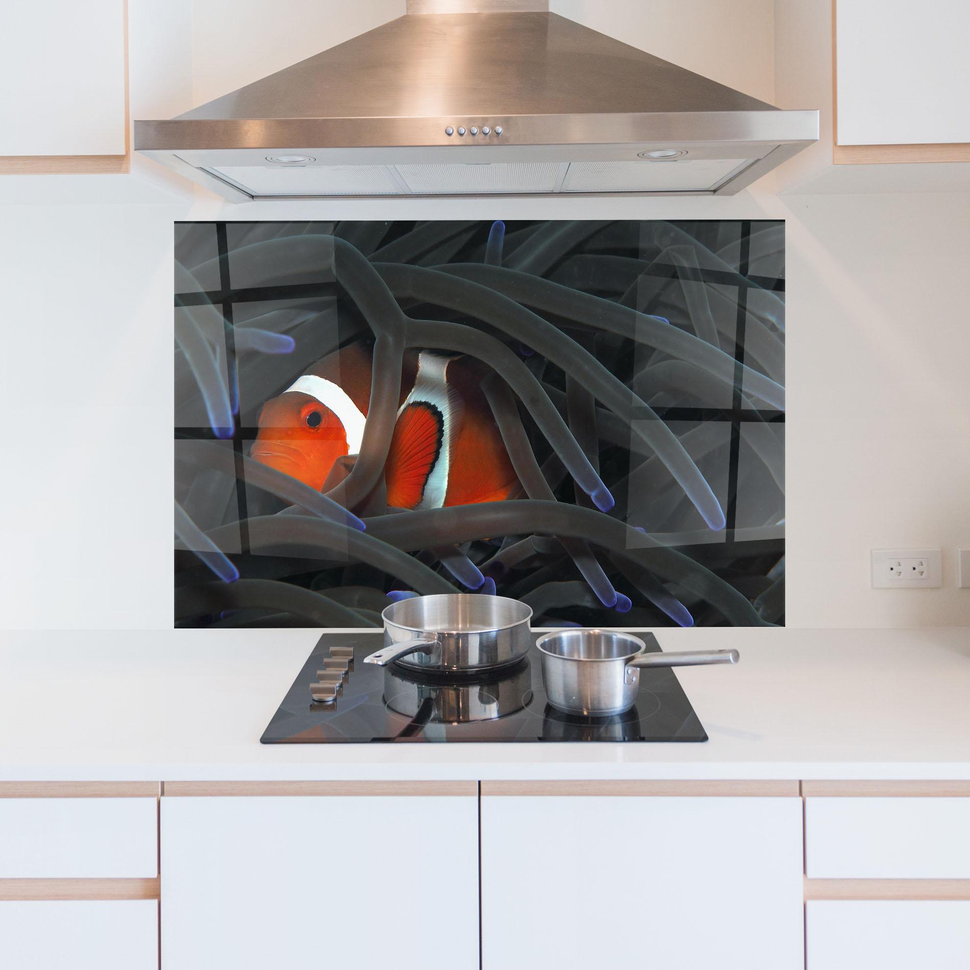 Panou Sticla Bucatarie Nemo Hiding mockup 5