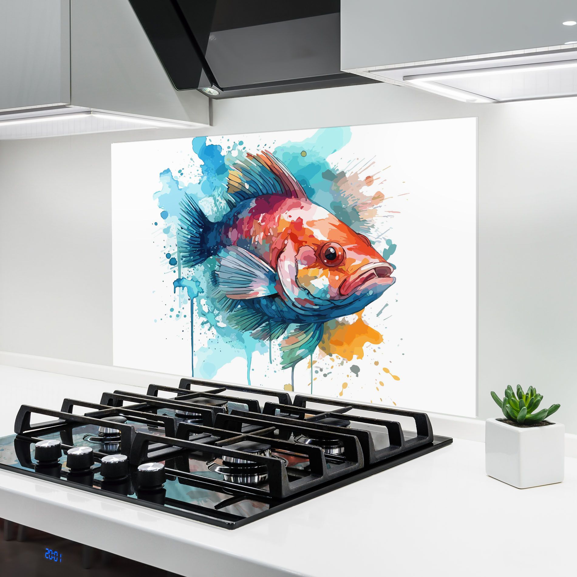 Watercolor Fish mockup 6