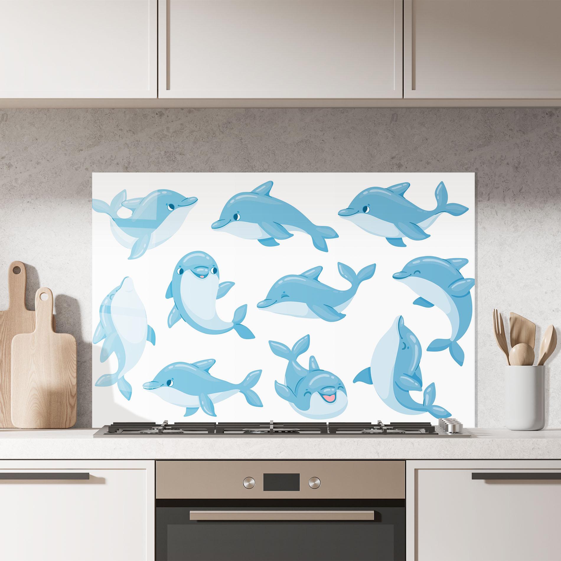 Panou Sticla Bucatarie Dolphin mockup 7