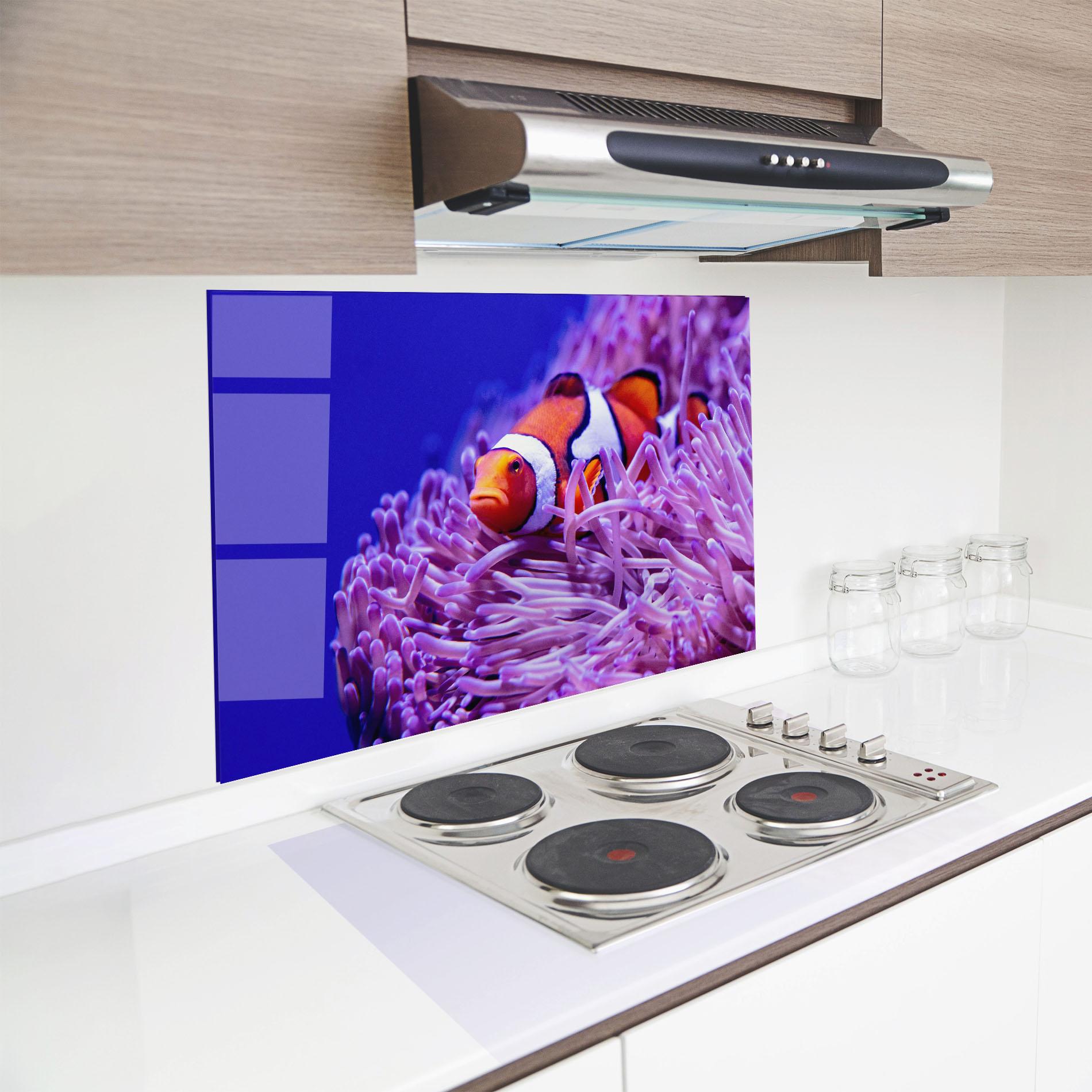 Panou Sticla Bucatarie Angry Nemo mockup 8