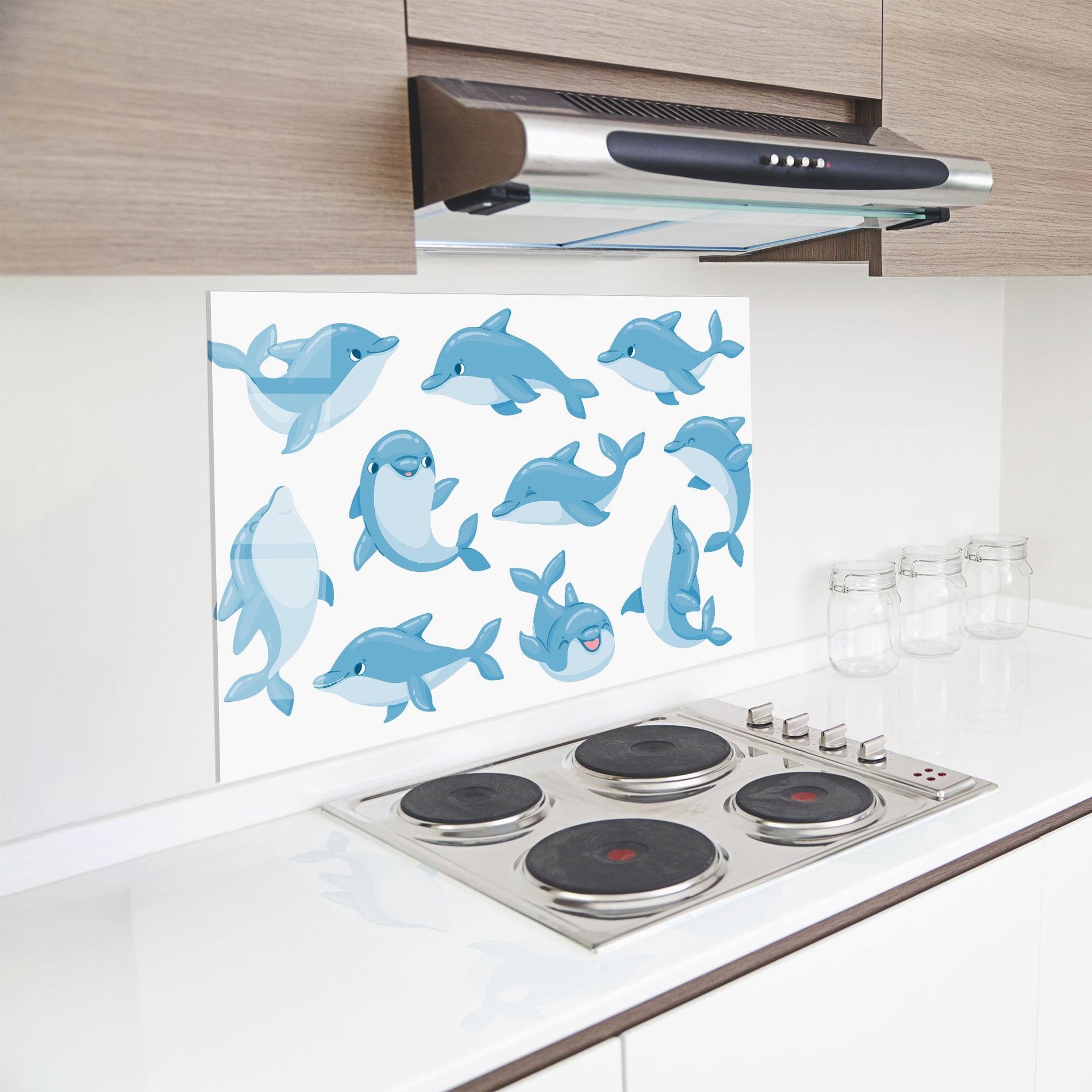 Panou Sticla Bucatarie Dolphin mockup 8