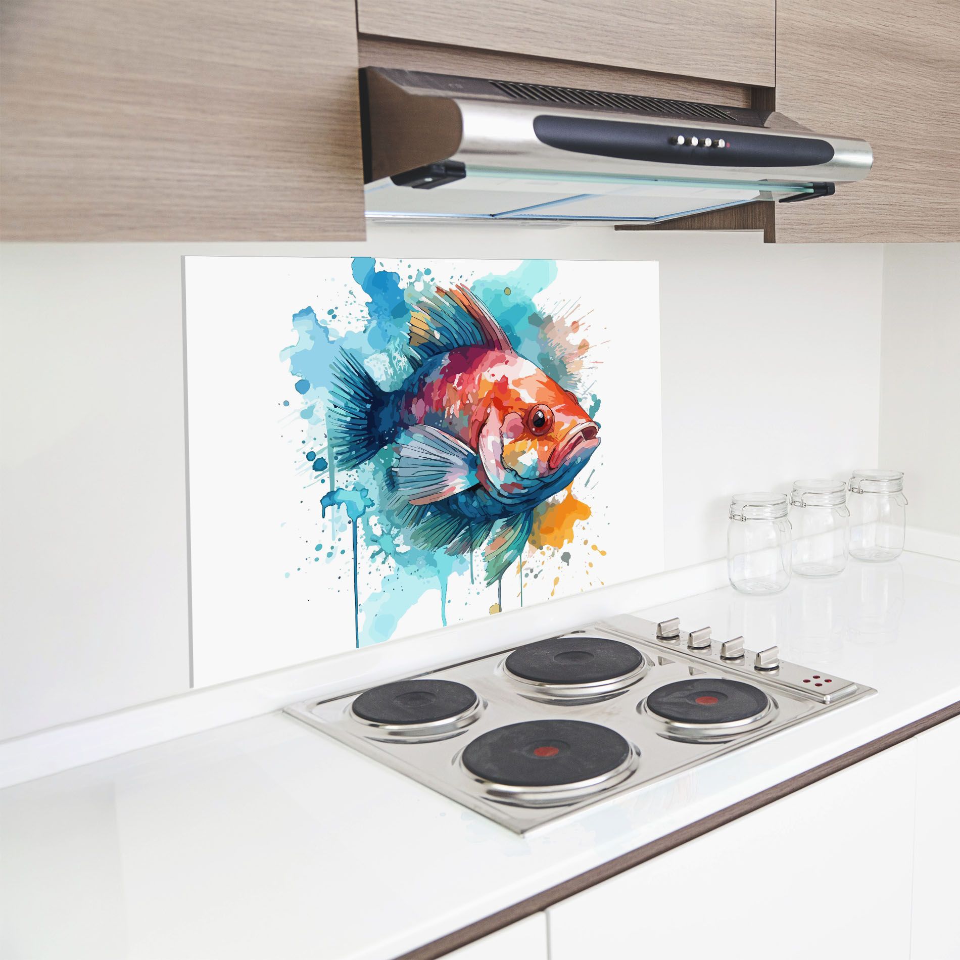 Watercolor Fish mockup 8
