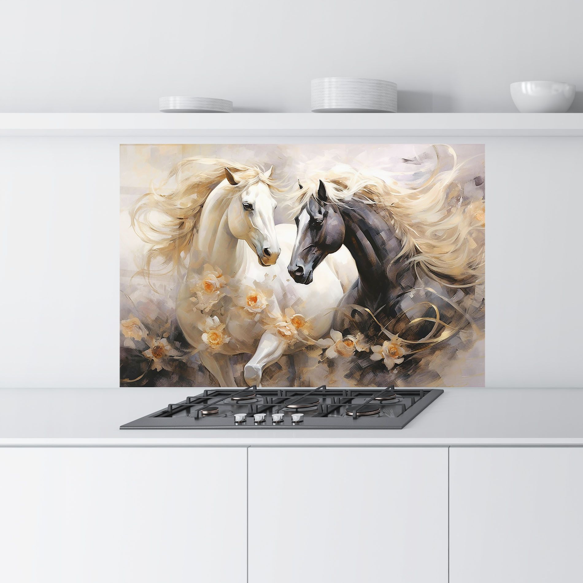 Black And White Horses mockup 9