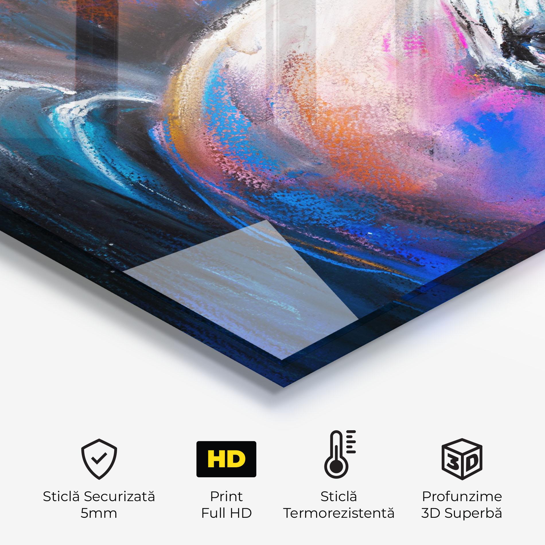 Panou Sticla Bucatarie Shades Of Horse mockup 2