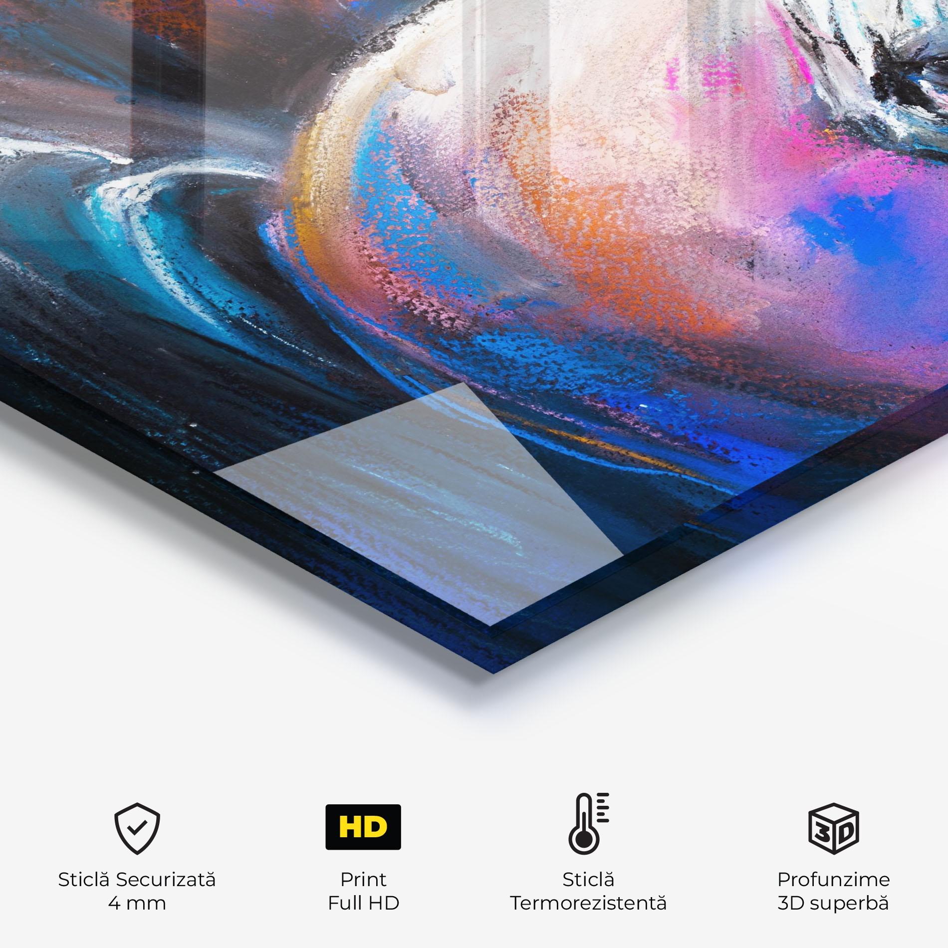 Panou Sticla Bucatarie Shades Of Horse mockup 2