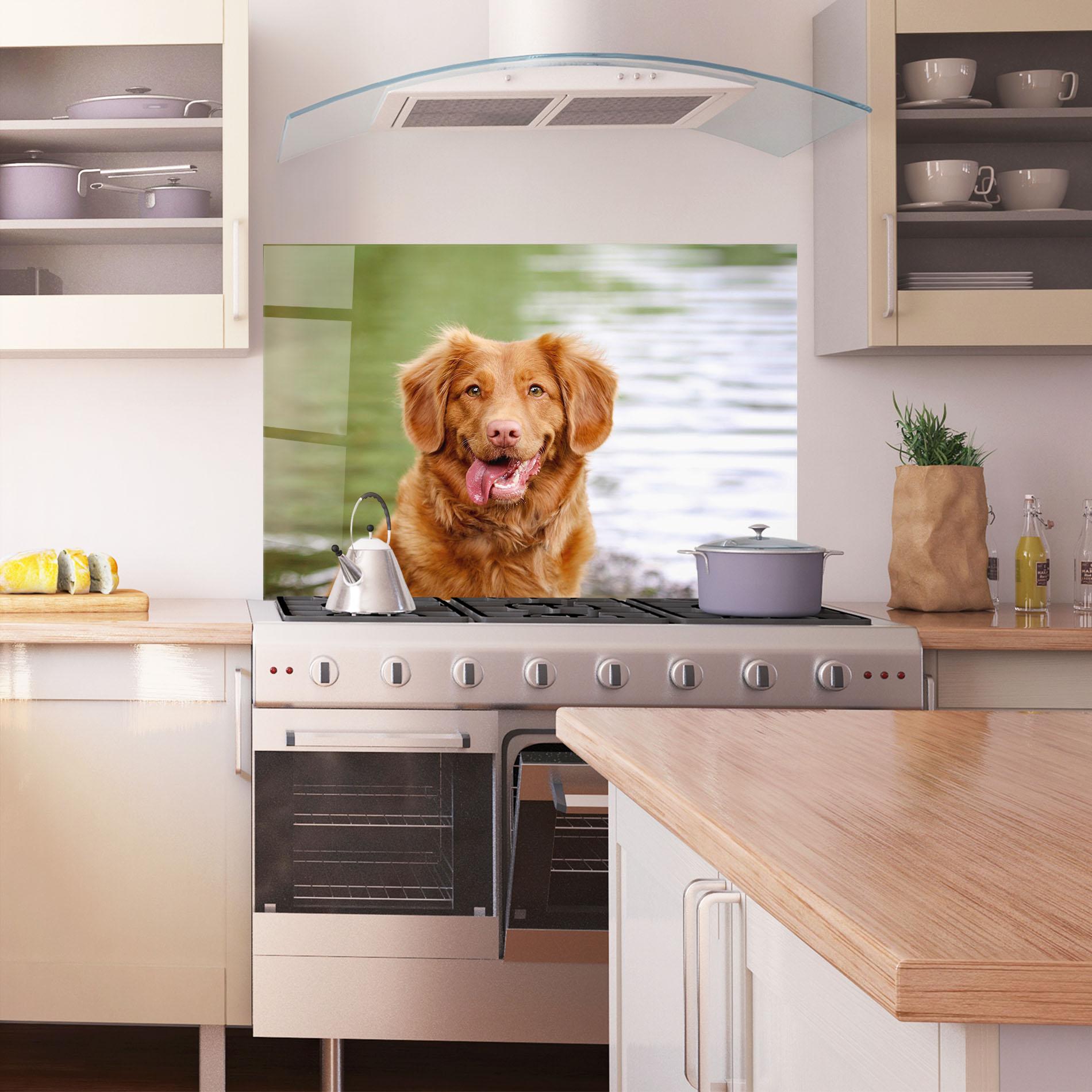 Panou Sticla Bucatarie Gren Water Dog mockup 1
