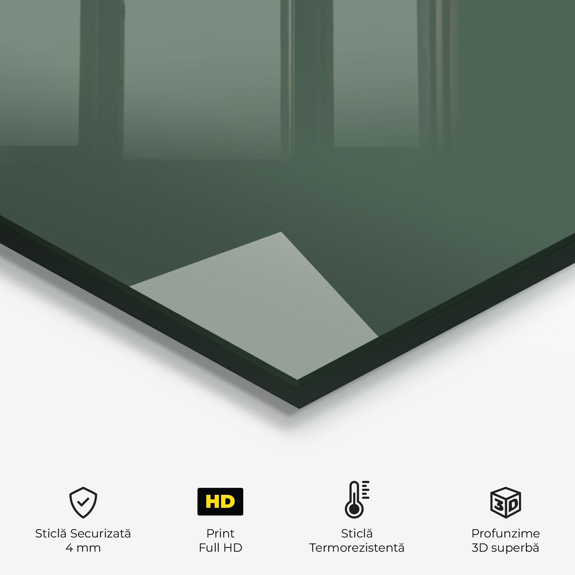 Panou Sticla Bucatarie Cute Glasses Dog mockup 2