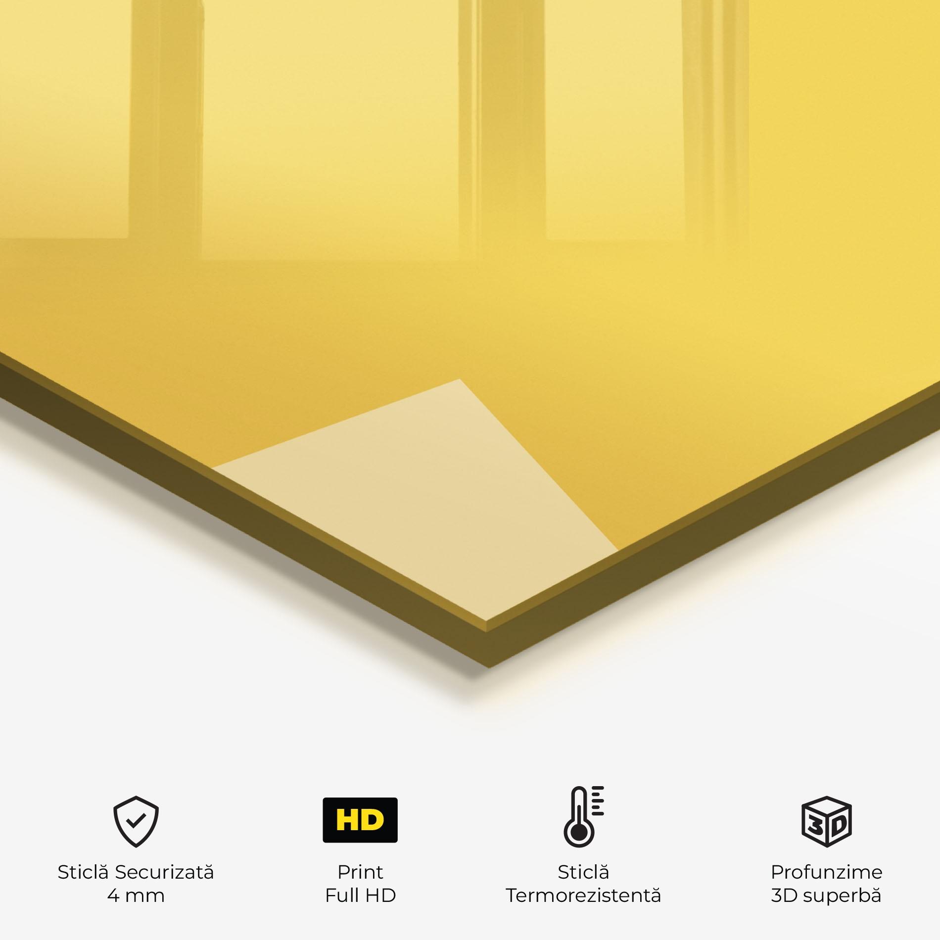 Panou Sticla Bucatarie Cute Smiling Dog mockup 2