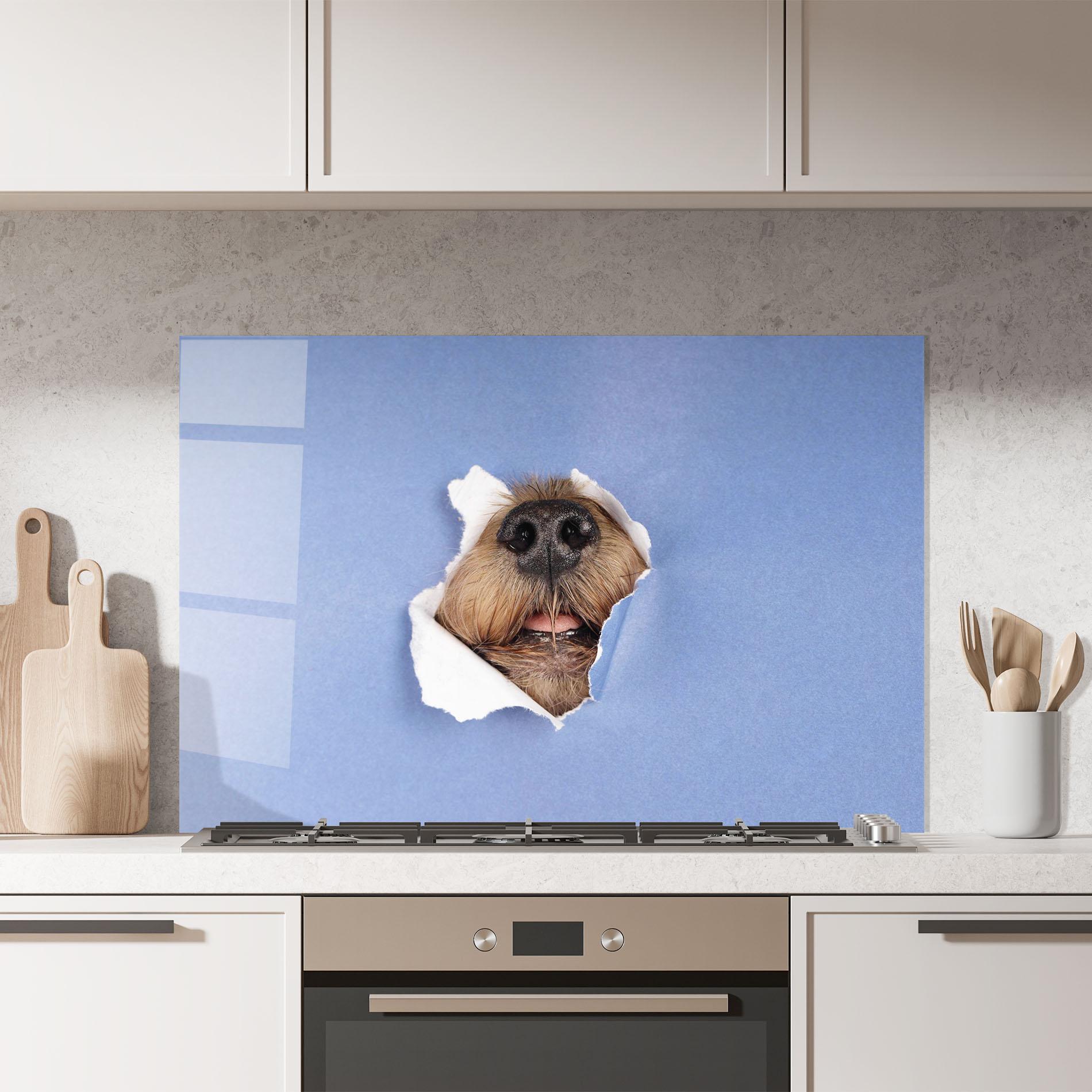 Panou Sticla Bucatarie Dog Small Nose mockup 7