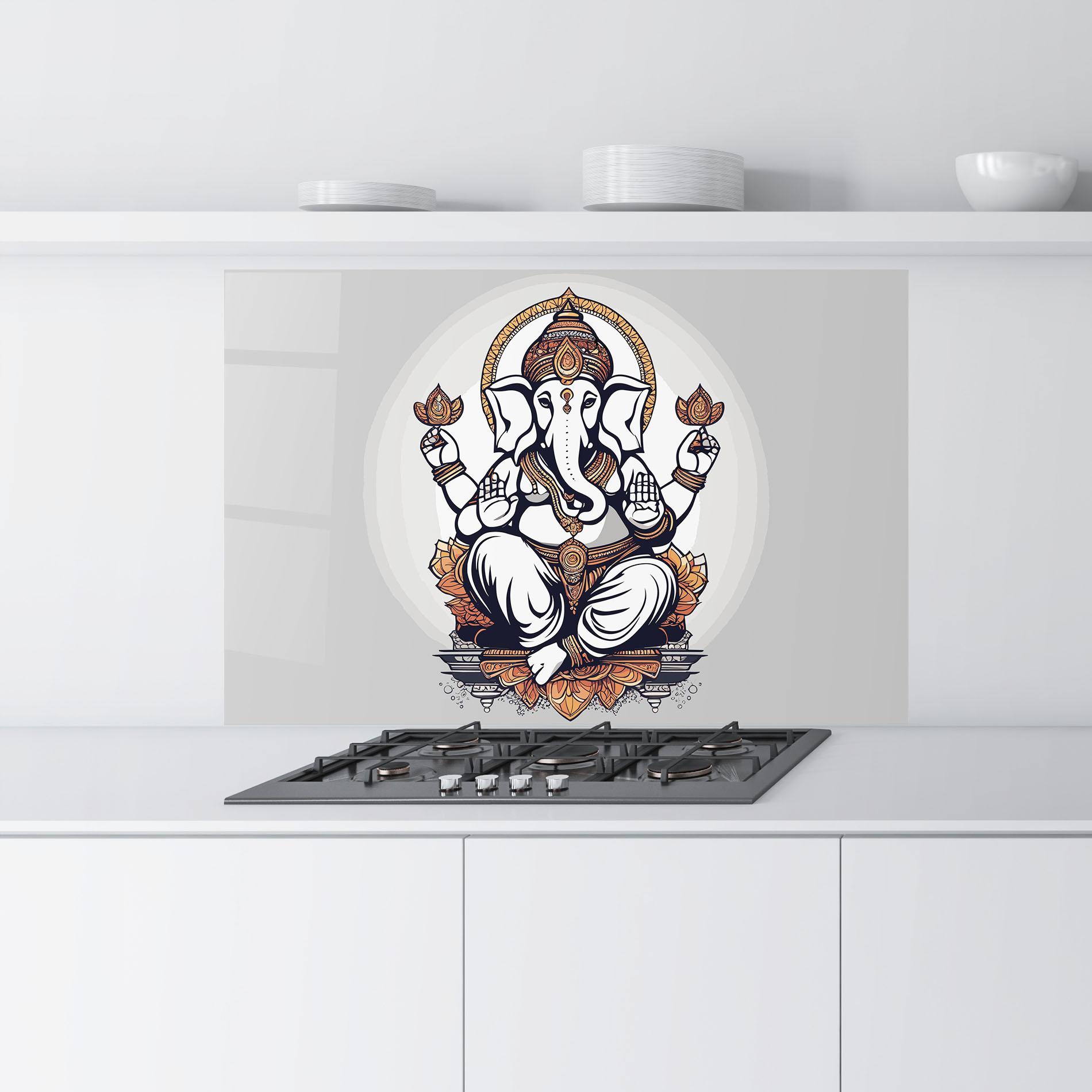 Panou Sticla Bucatarie Chaturthi Greys mockup 9