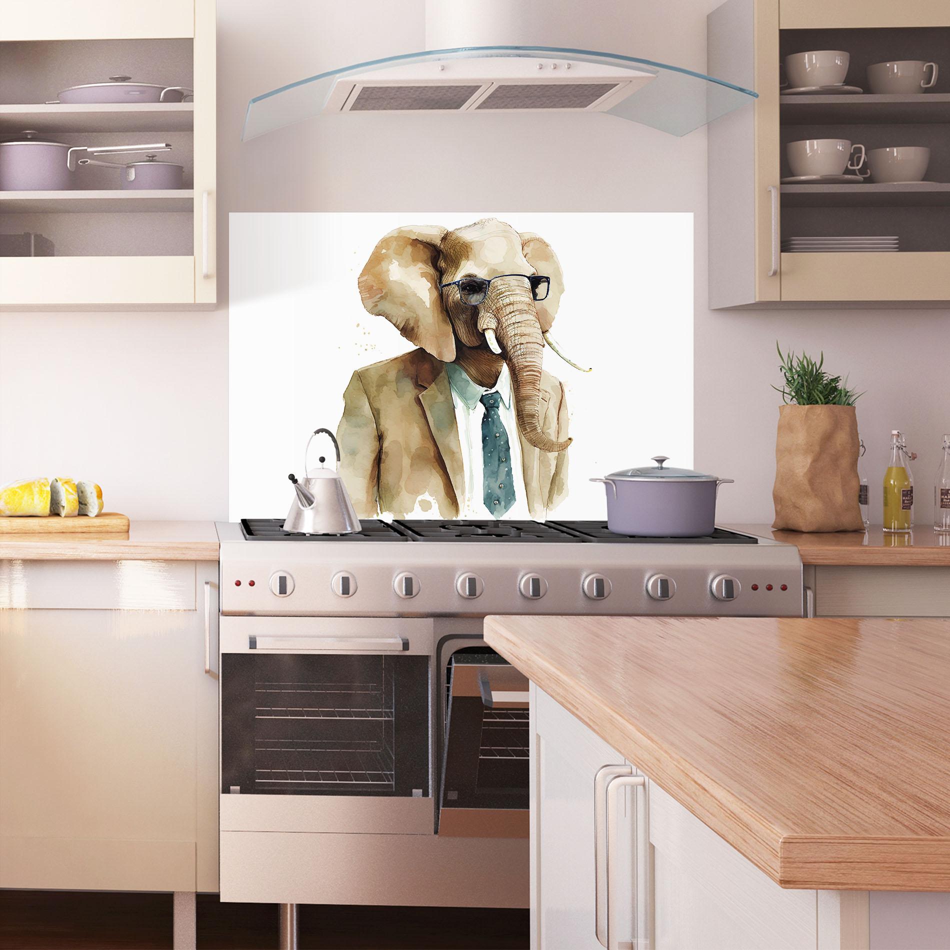 Panou Sticla Bucatarie Bussines Elephant mockup 1