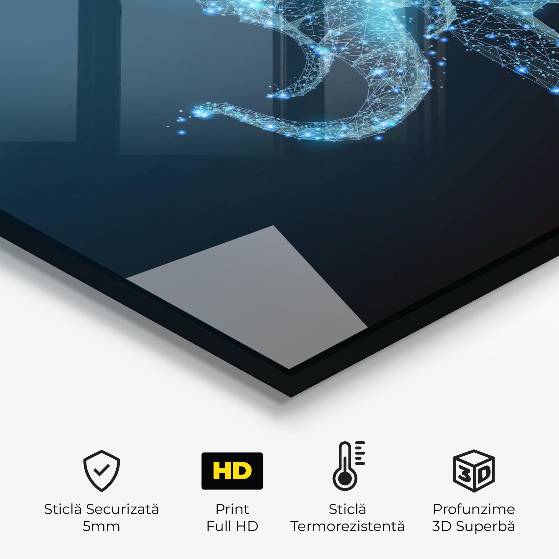 Panou Sticla Bucatarie Digital Elephant mockup 2