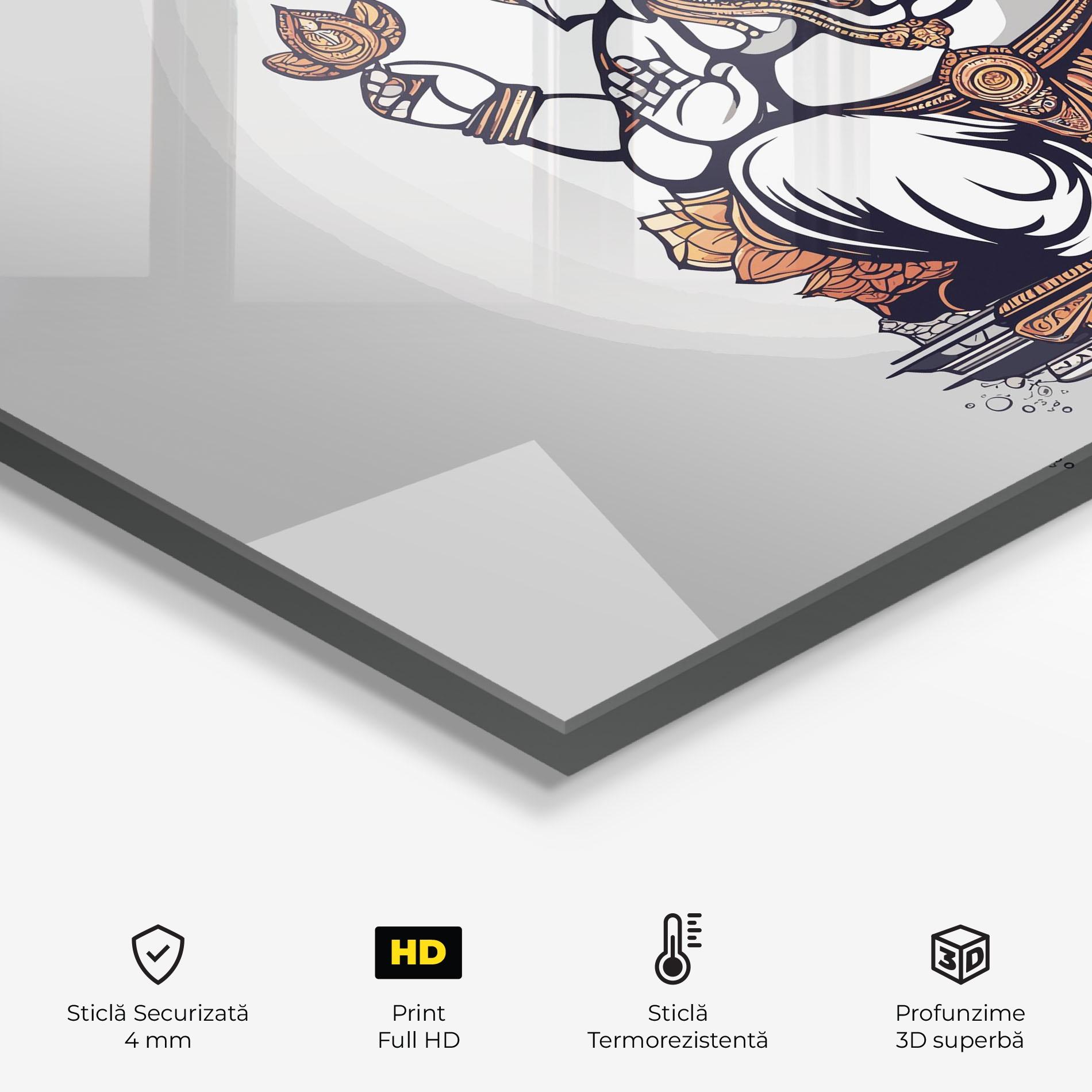 Panou Sticla Bucatarie Chaturthi Greys mockup 2