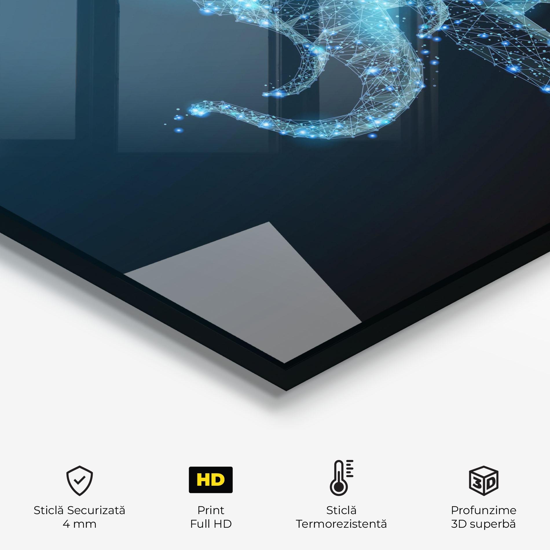 Panou Sticla Bucatarie Digital Elephant mockup 2