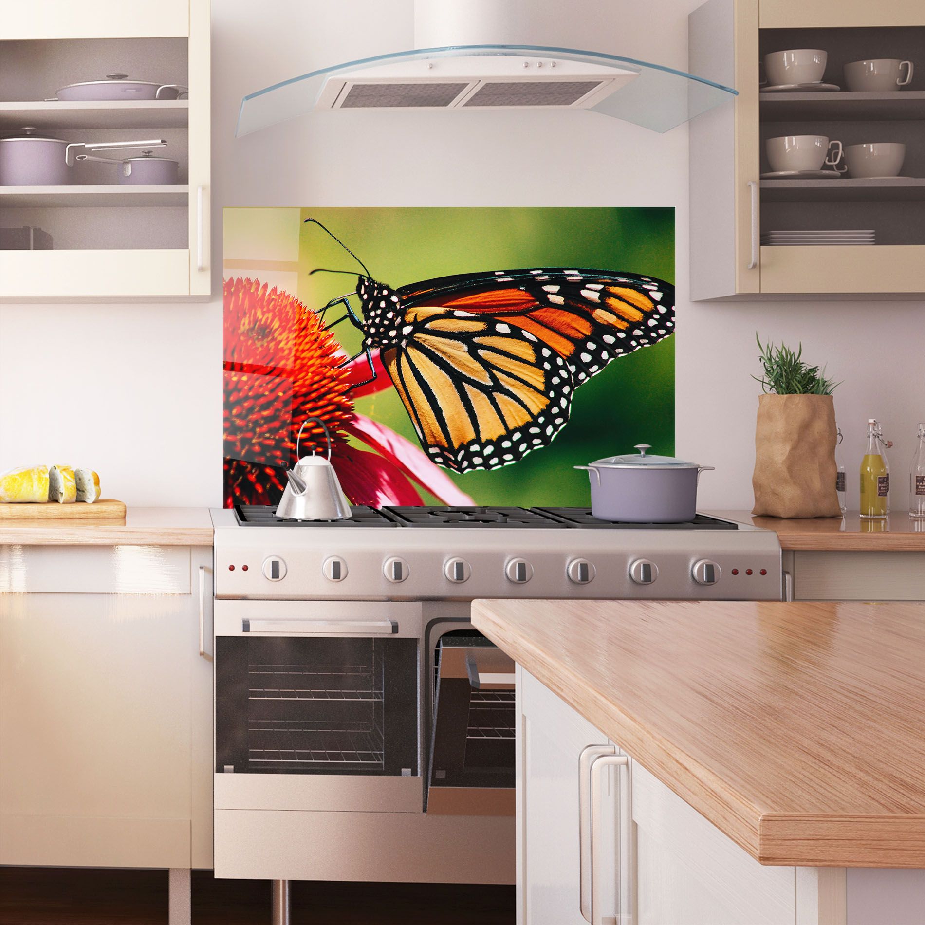 Big Orange Butterfly mockup 1