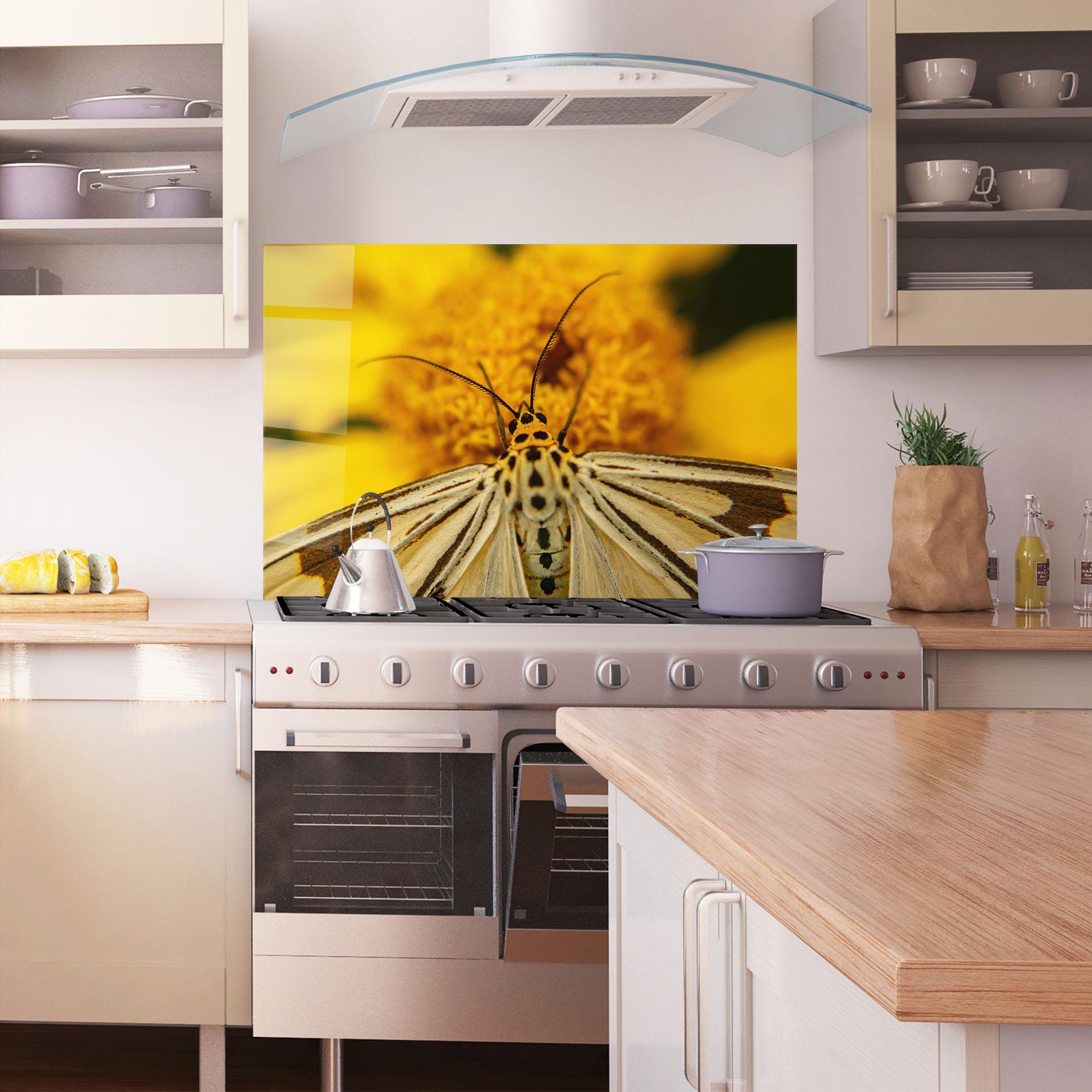 Panou Sticla Bucatarie Pollen Butterfly mockup 1