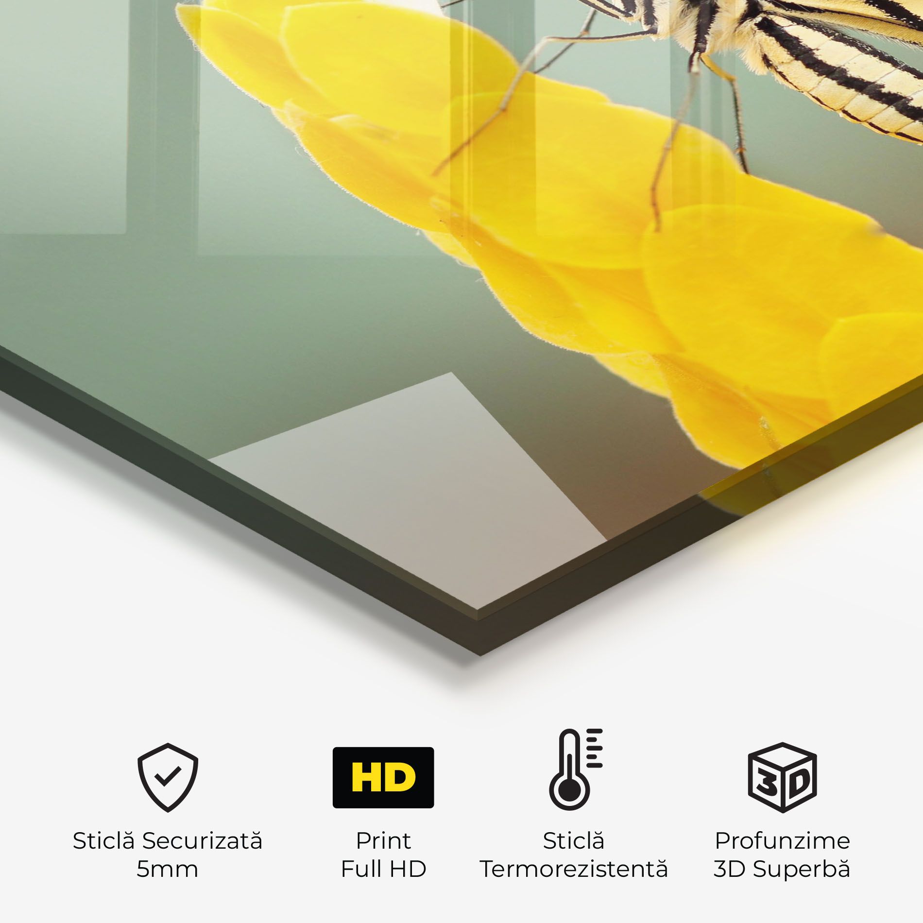 Cream Yellow Butterfly mockup 2