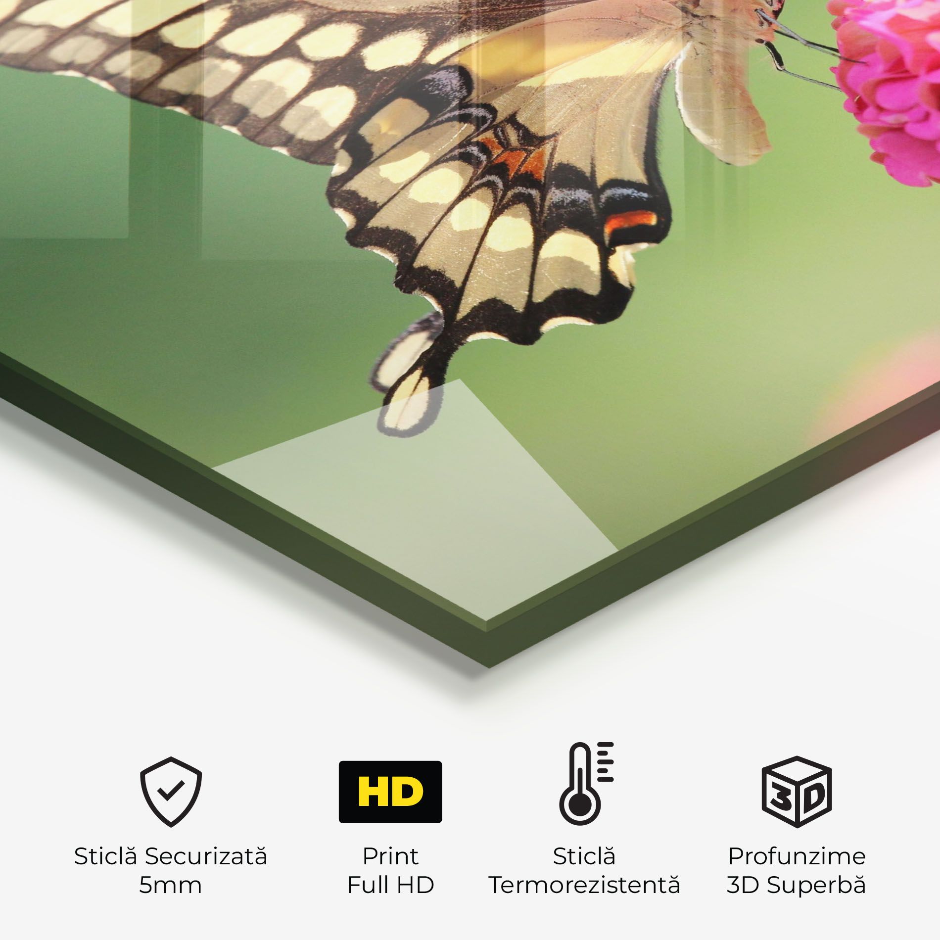 Cute Cream Butterfly mockup 2