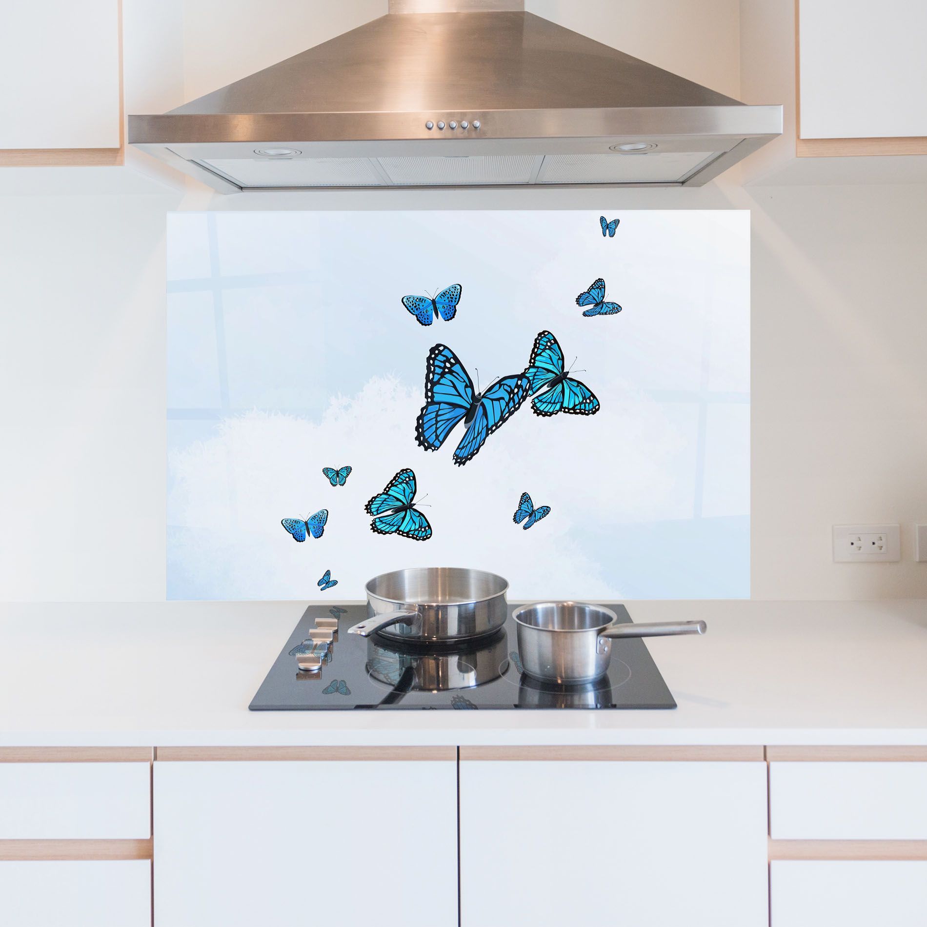 Blue Sky Butterfly mockup 5