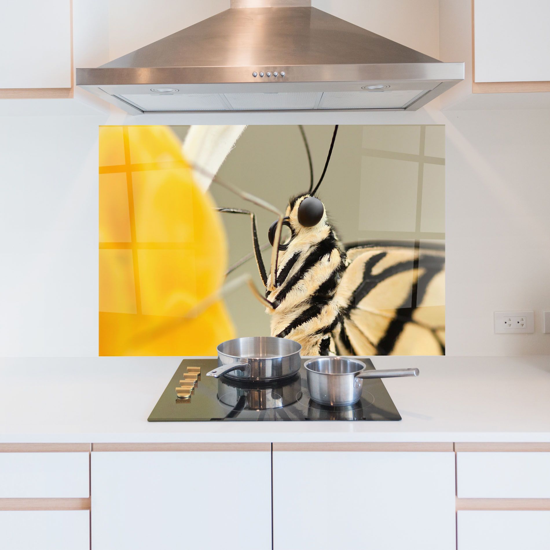 Close Up Cream Butterfly mockup 5