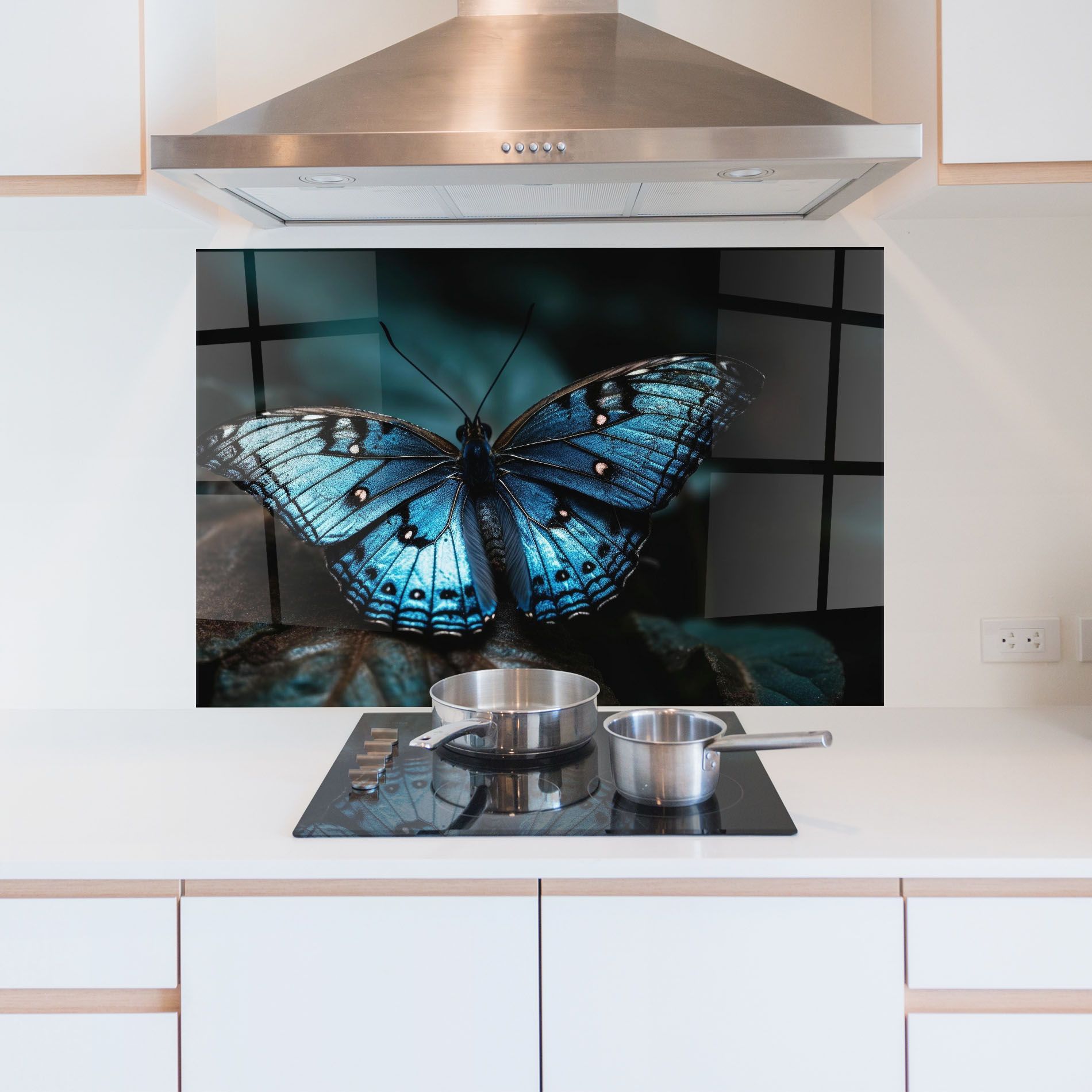 Dark Blue Buterfly mockup 5