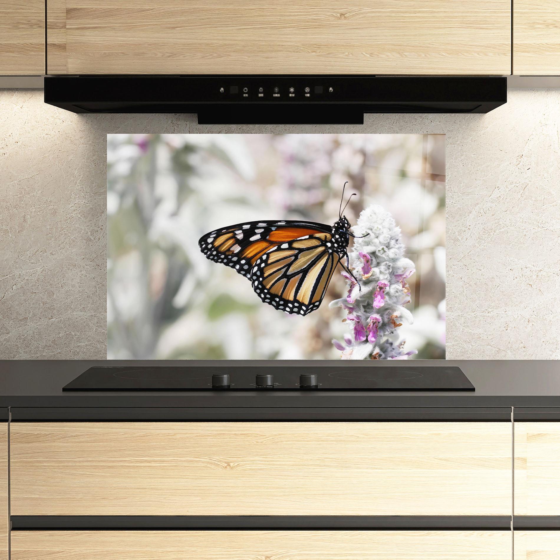 Panou Sticla Bucatarie Beauty Butterfly mockup 3