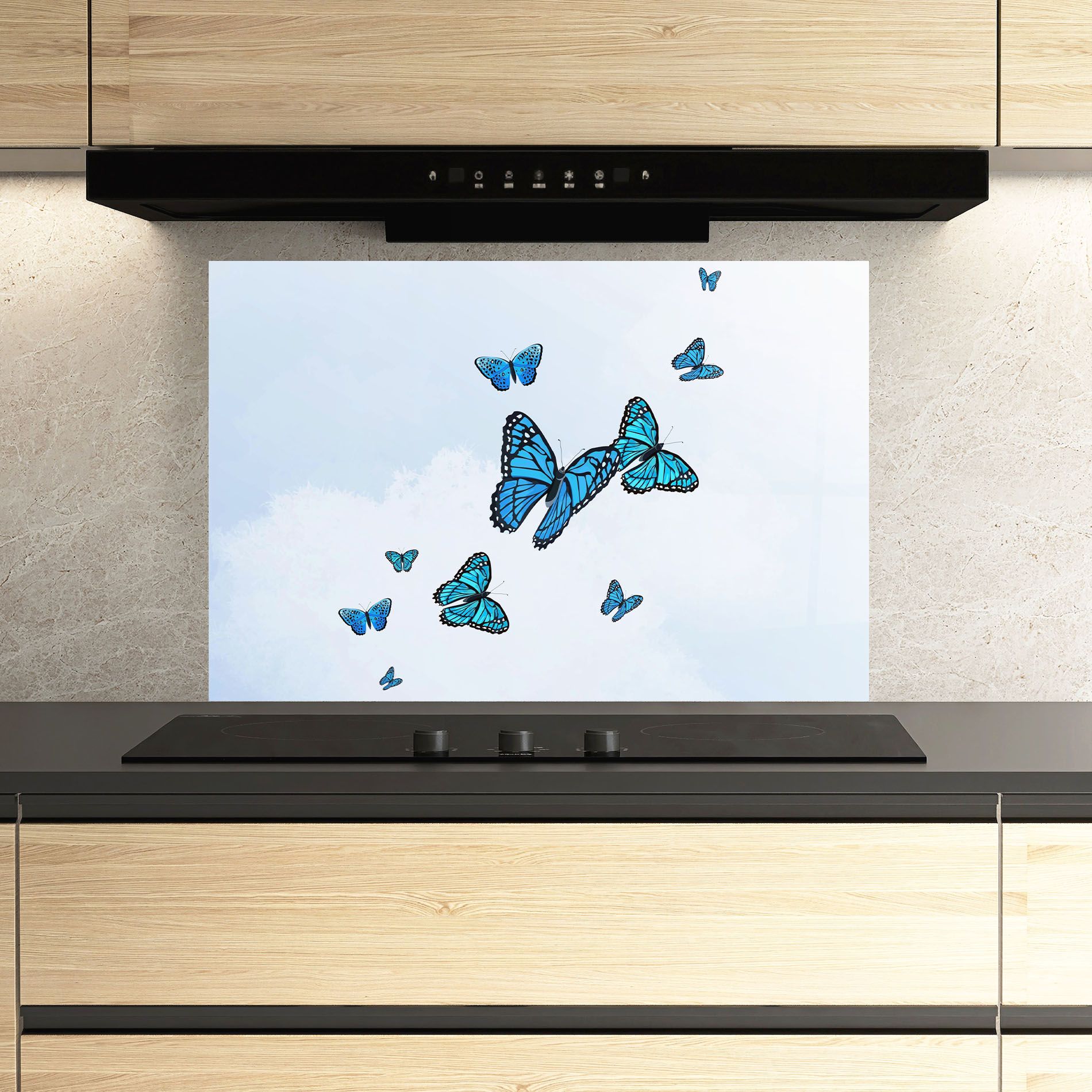 Blue Sky Butterfly mockup 3