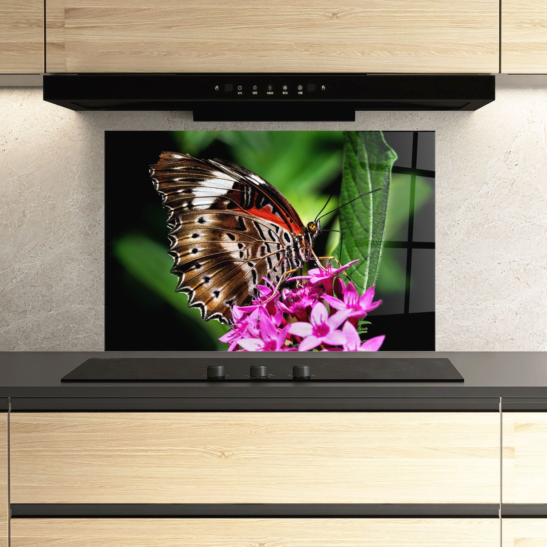 Brown Red Butterfly mockup 3