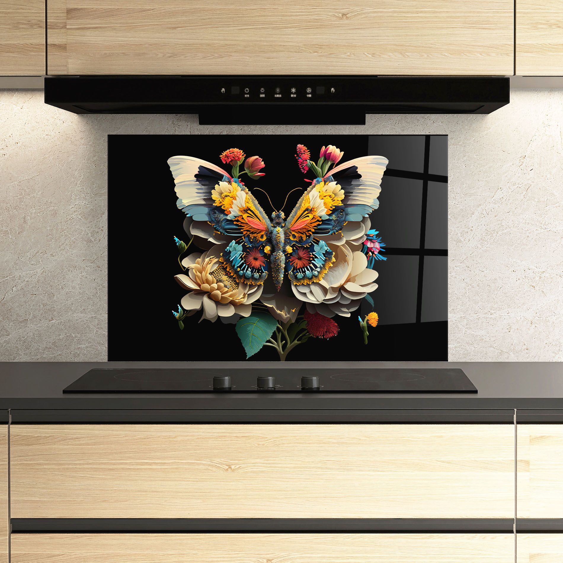 Colorful Butterfly mockup 3