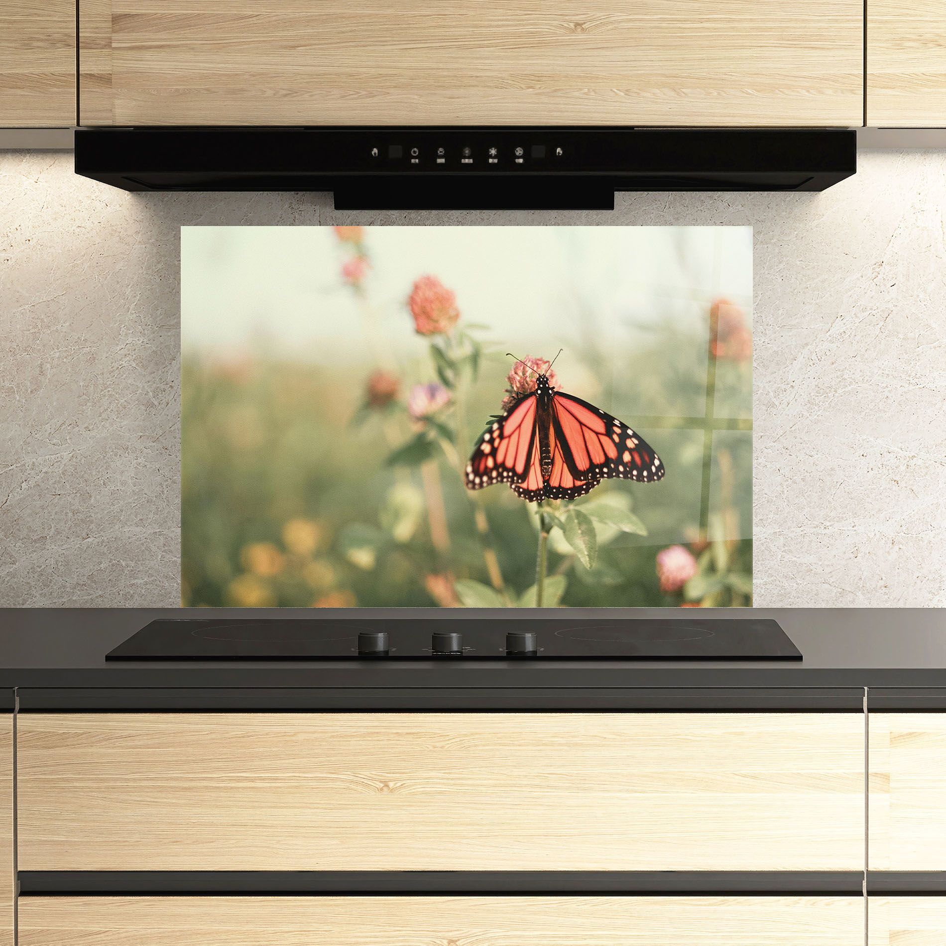 Light Red Butterfly mockup 3