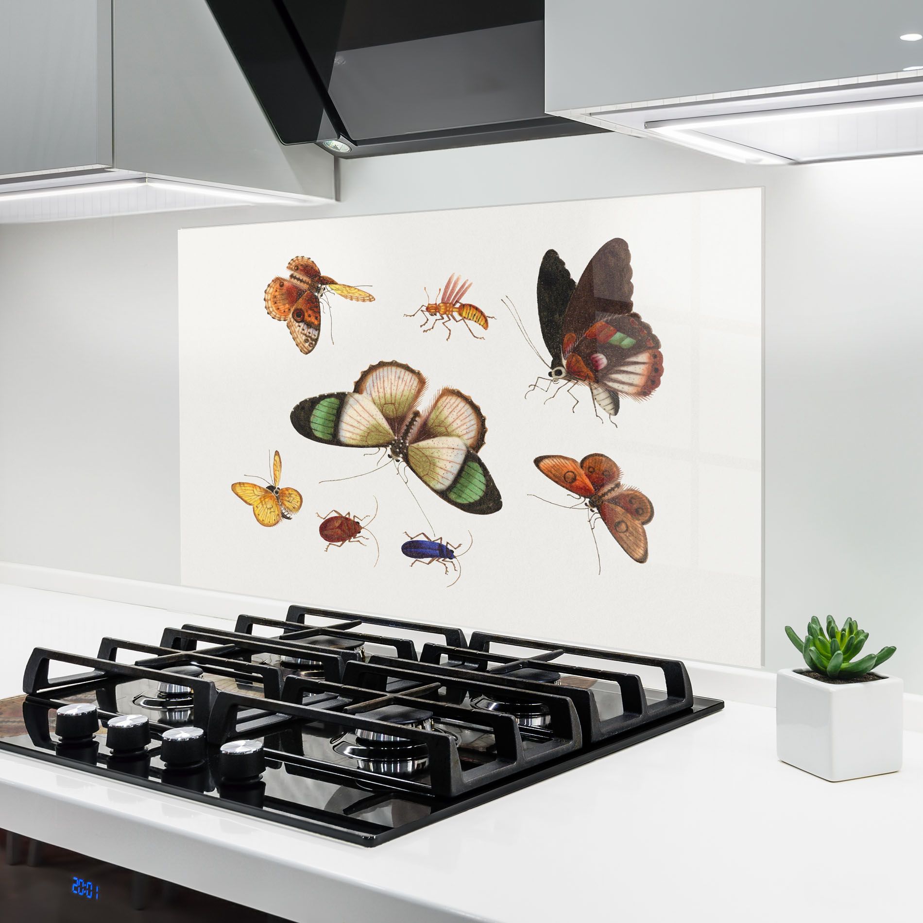 Green Cream Butterfly mockup 6