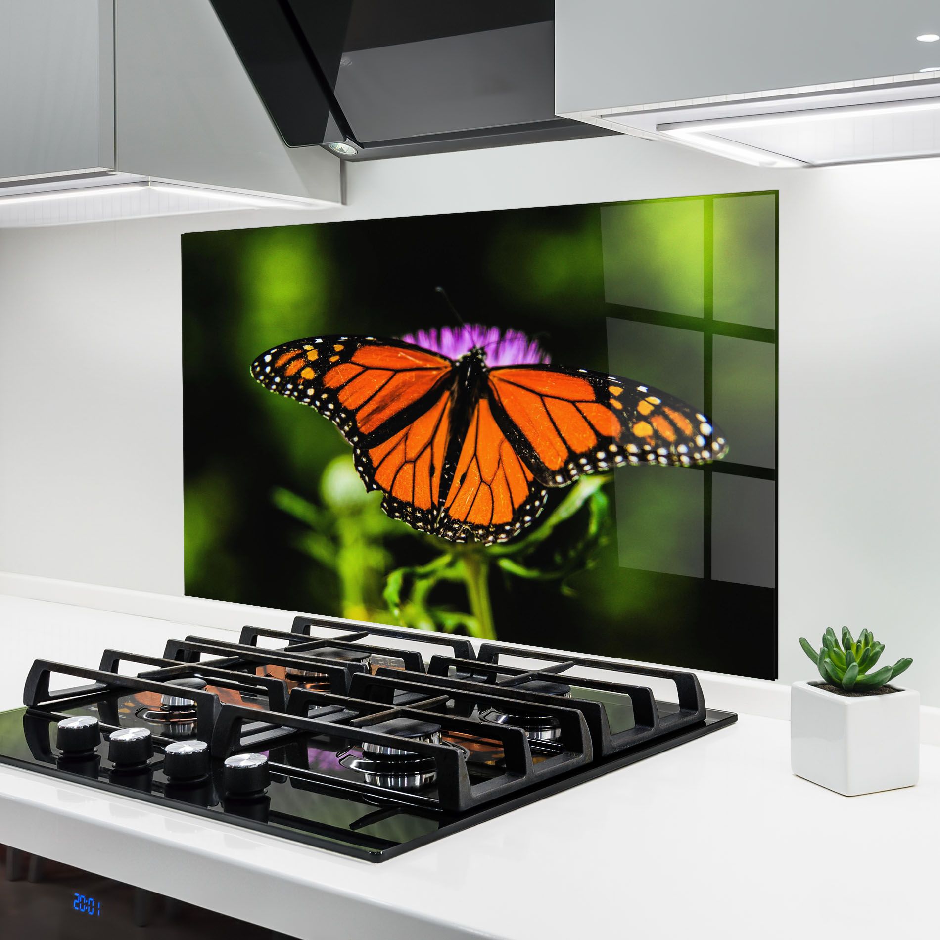 Orange Open Butterfly mockup 6