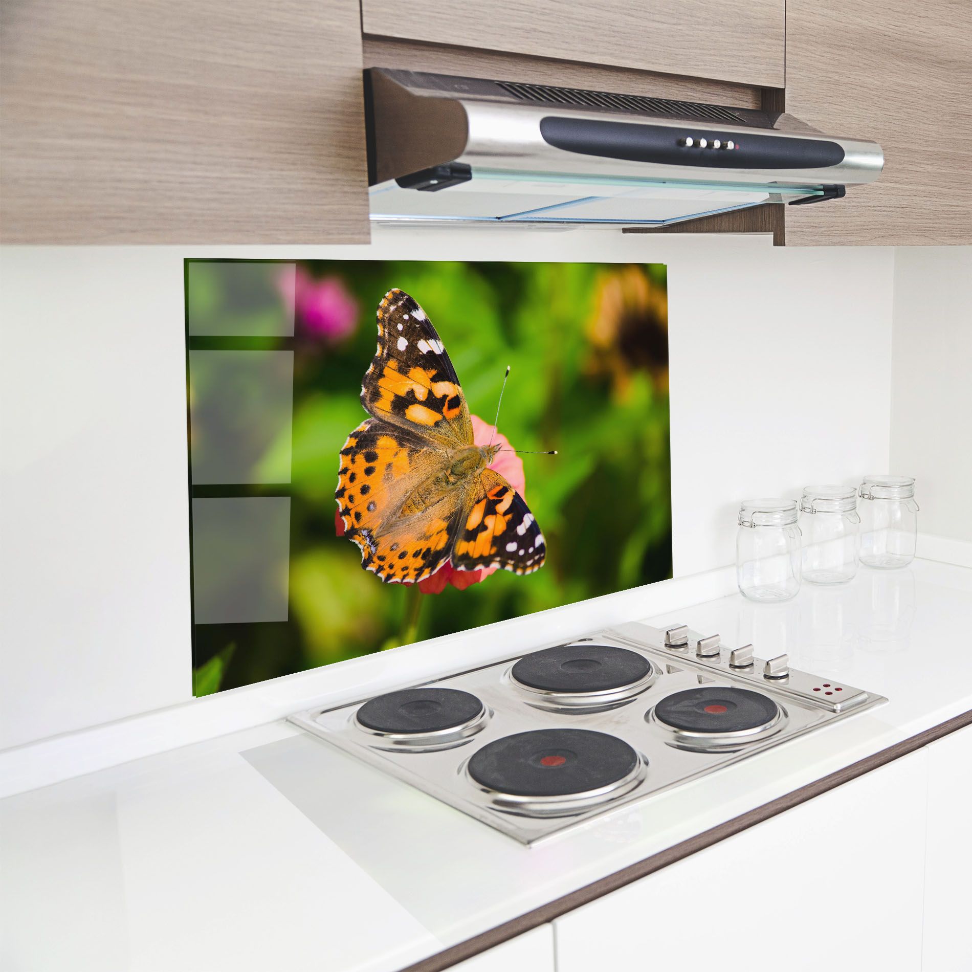 Butterfly On Flower mockup 8