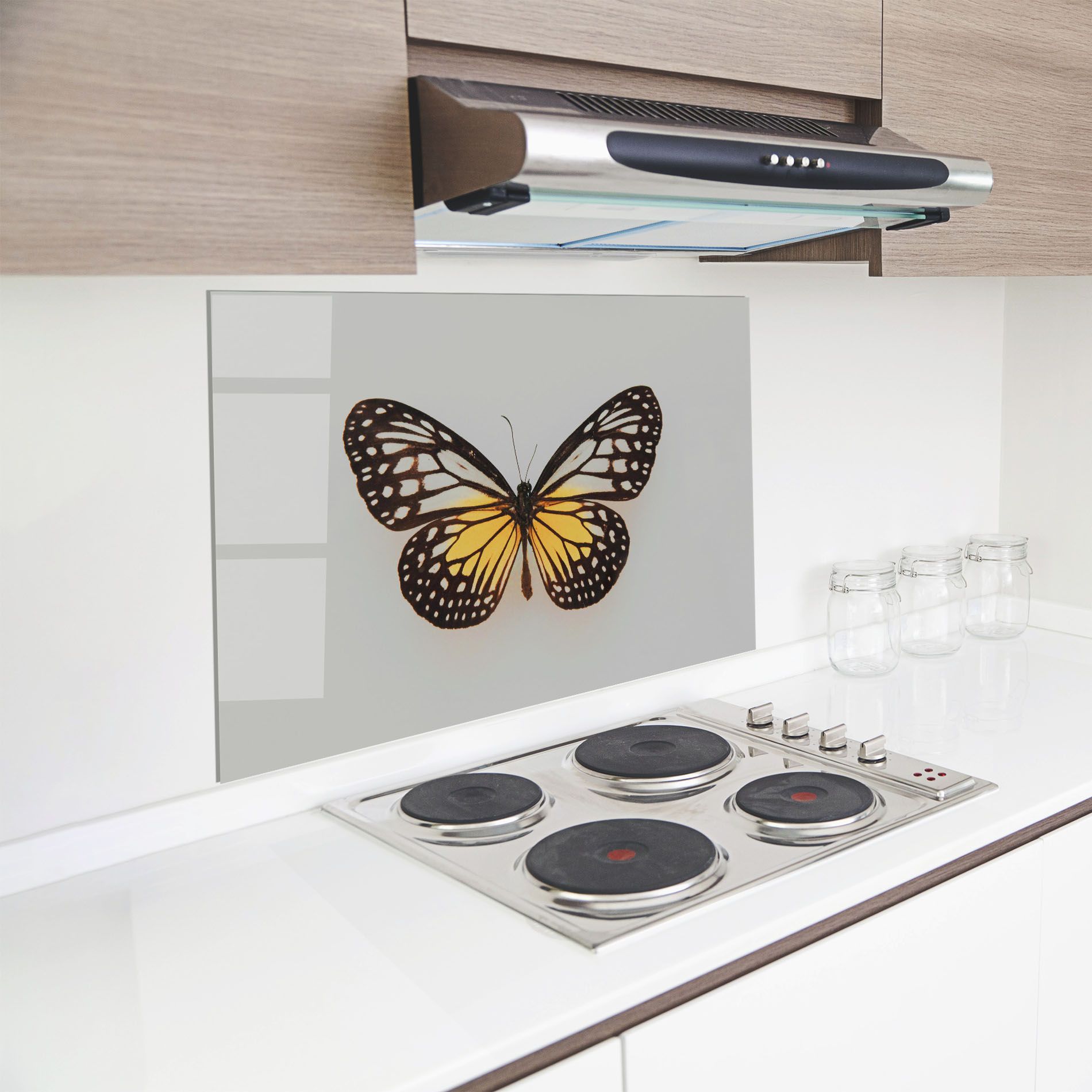 Butterfly On Grey mockup 8