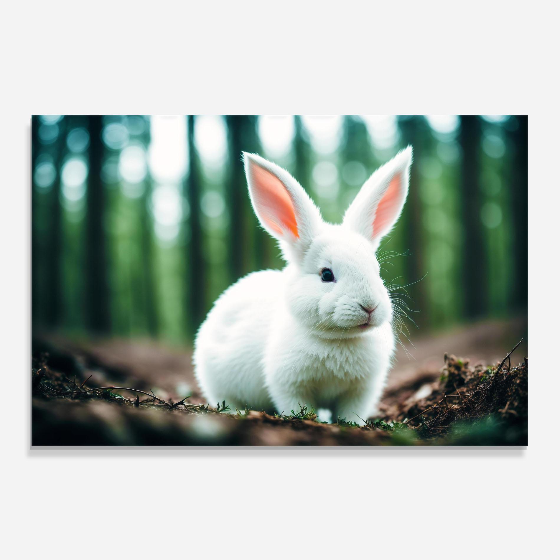 Panou Sticla Bucatarie Forest Bunny mockup 0
