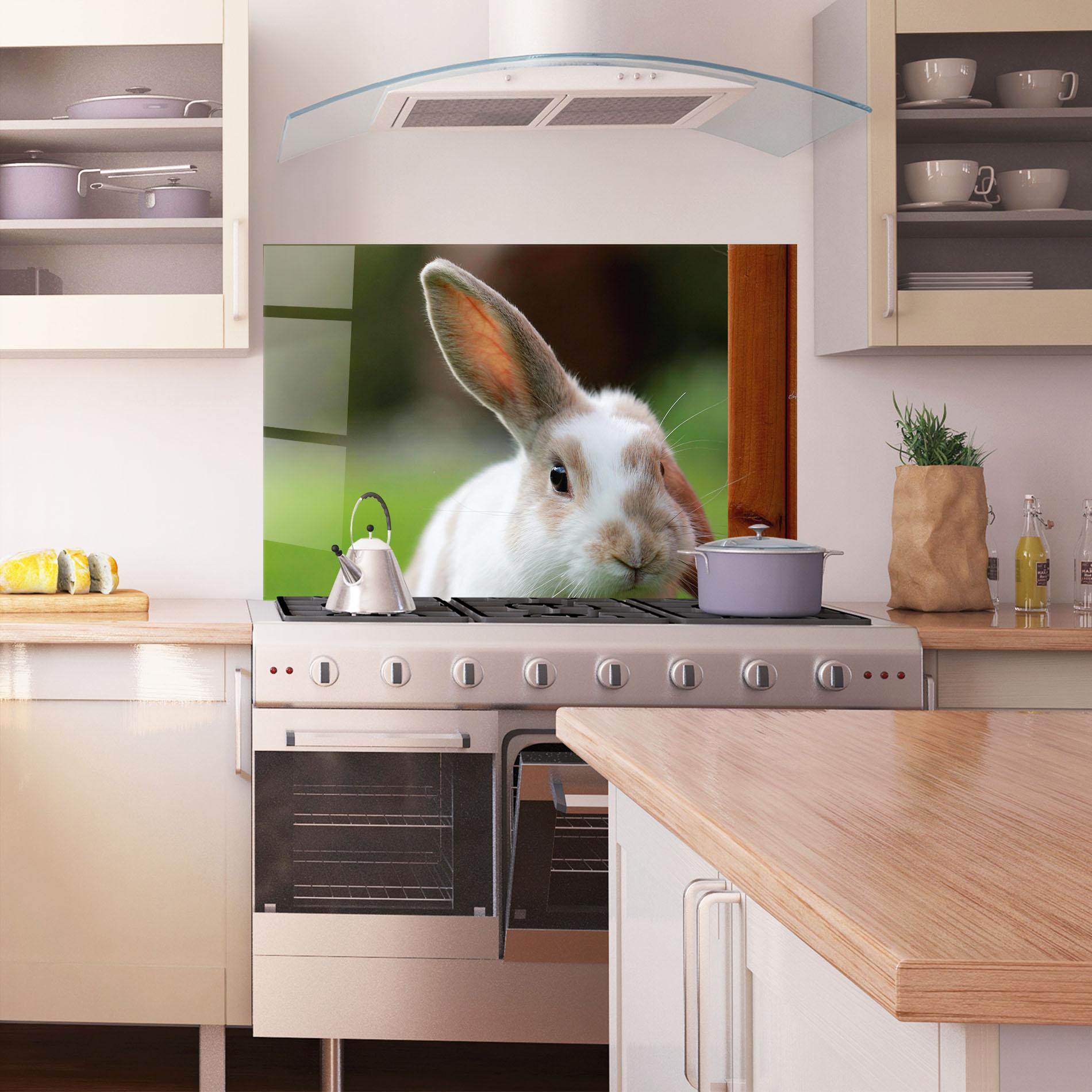Panou Sticla Bucatarie Up Ear Bunny mockup 1
