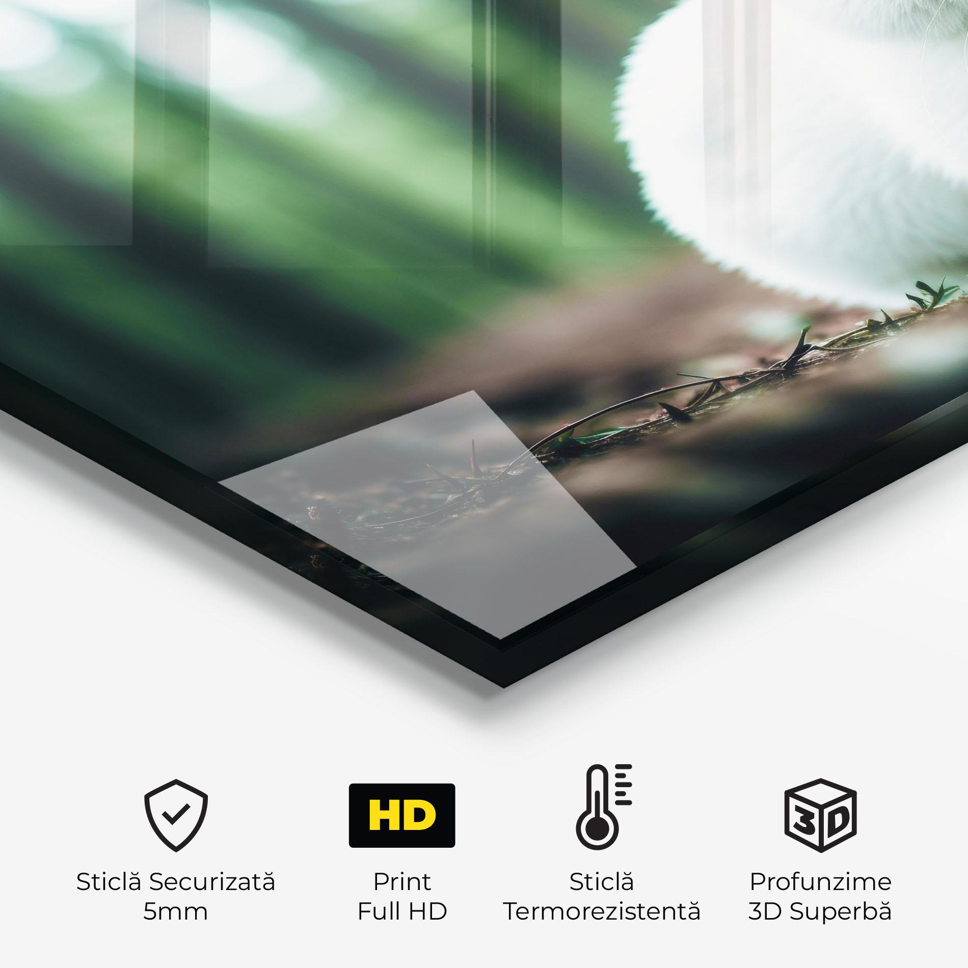 Panou Sticla Bucatarie Forest Bunny mockup 2