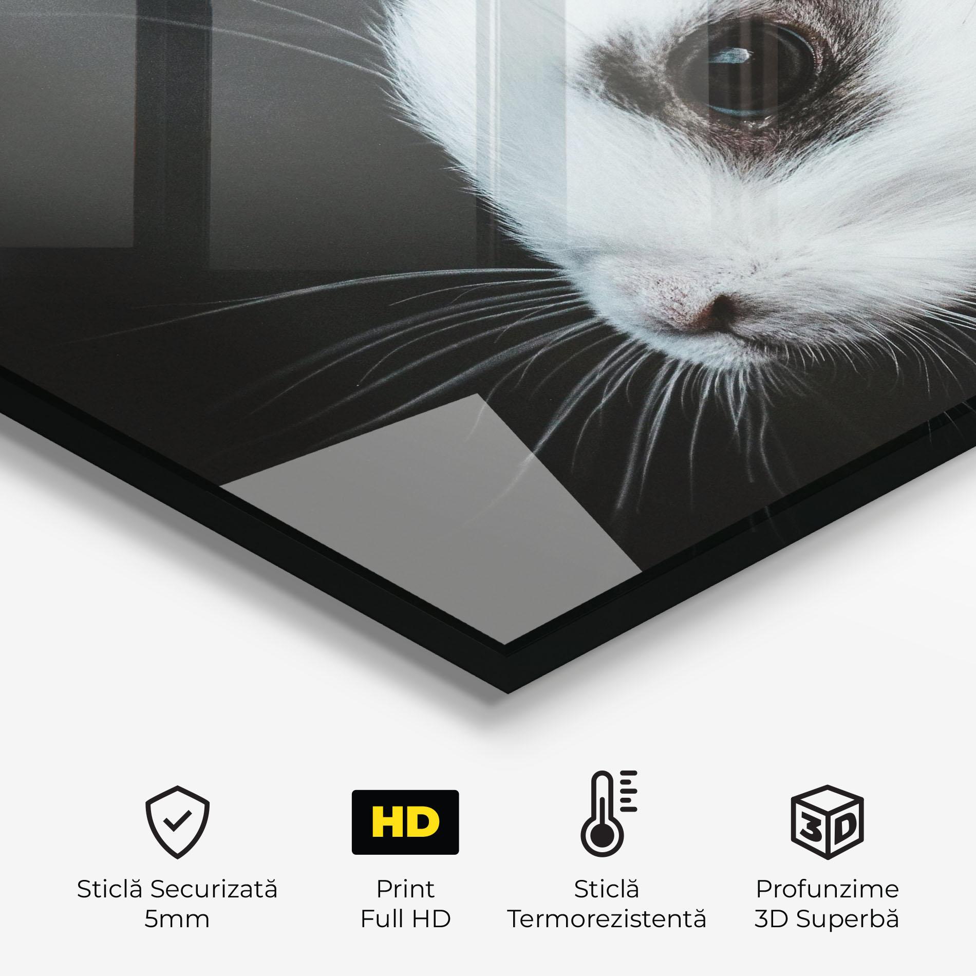 Panou Sticla Bucatarie Holding Cute Bunny mockup 2