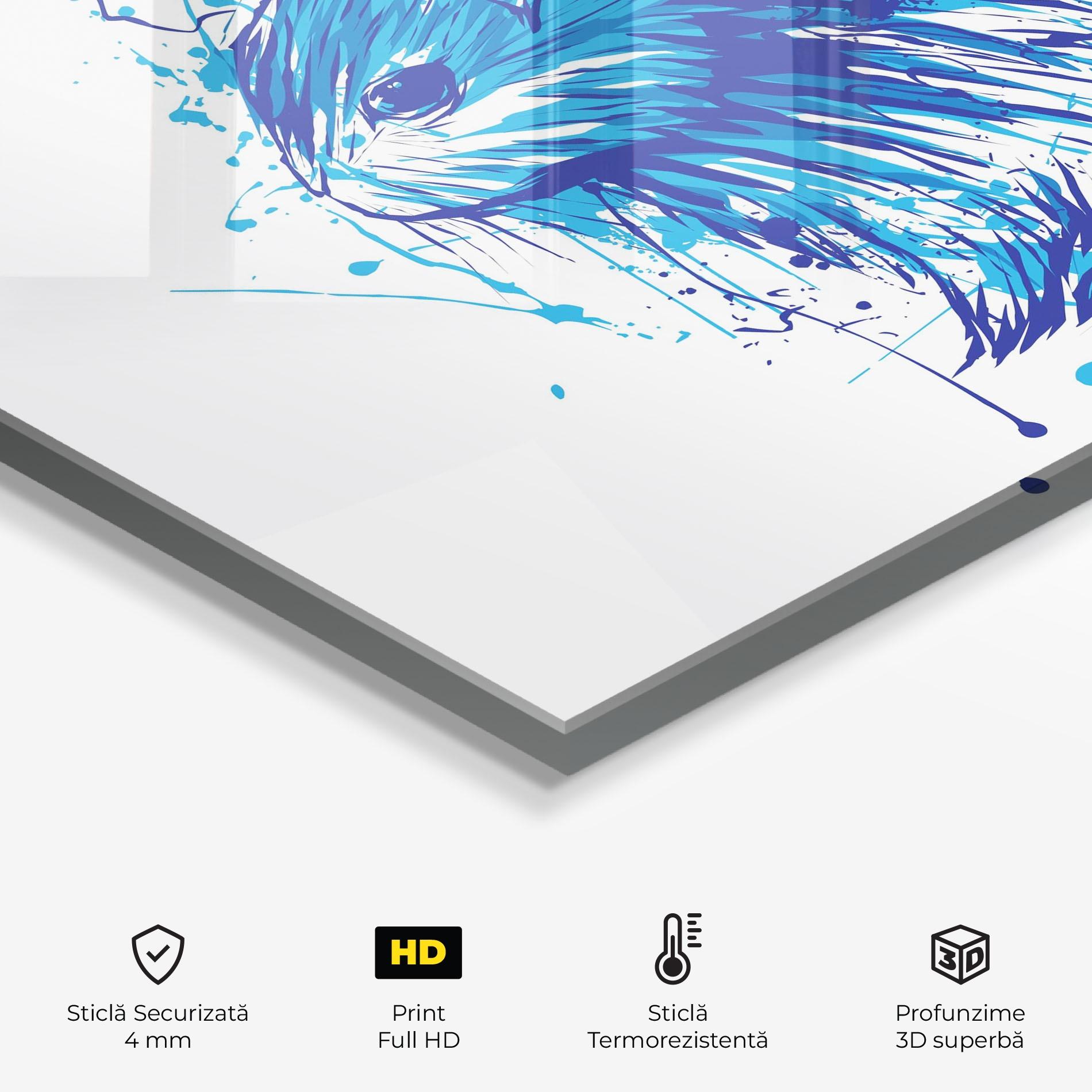 Panou Sticla Bucatarie Blue Bunny mockup 2