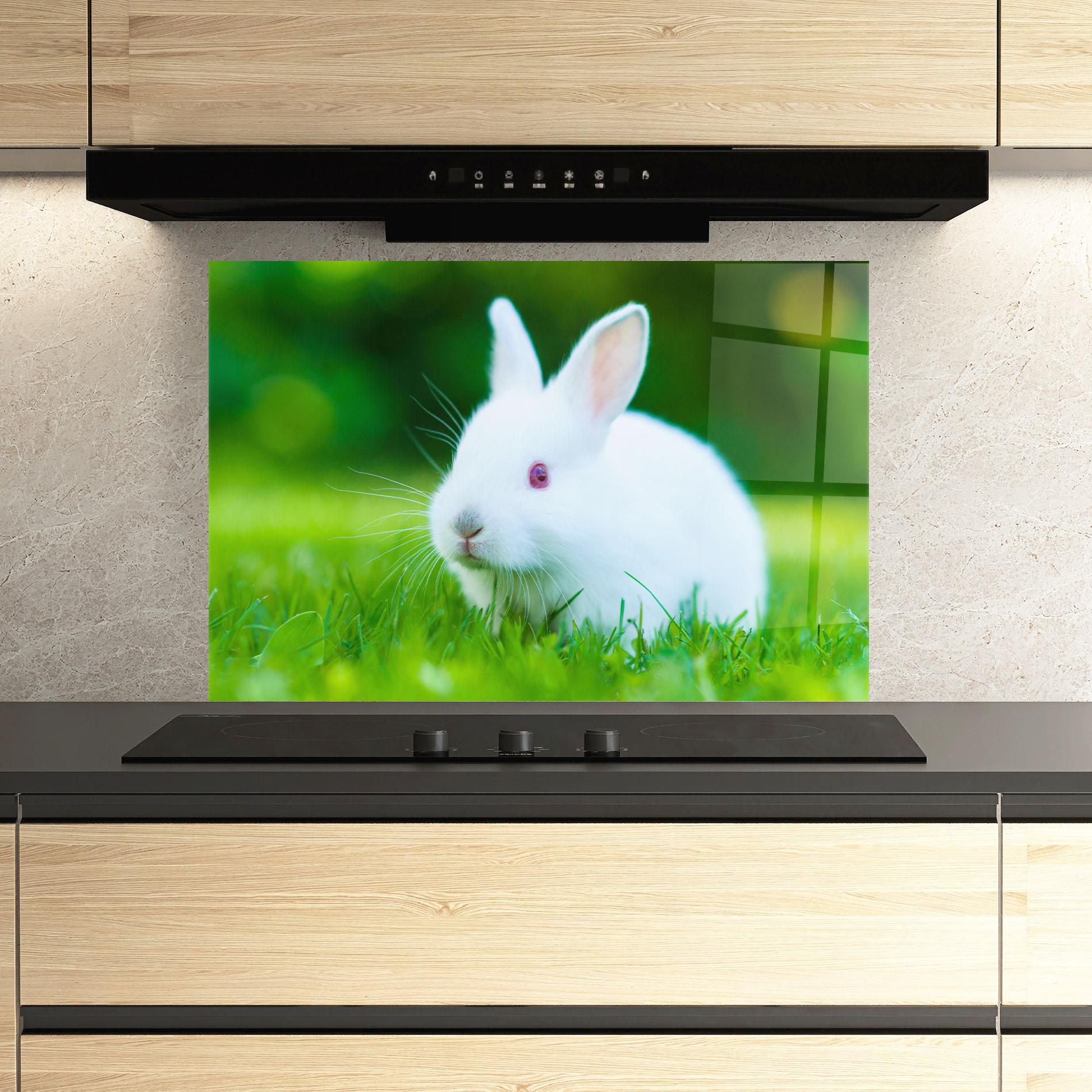 Panou Sticla Bucatarie Red Eye Bunny mockup 3