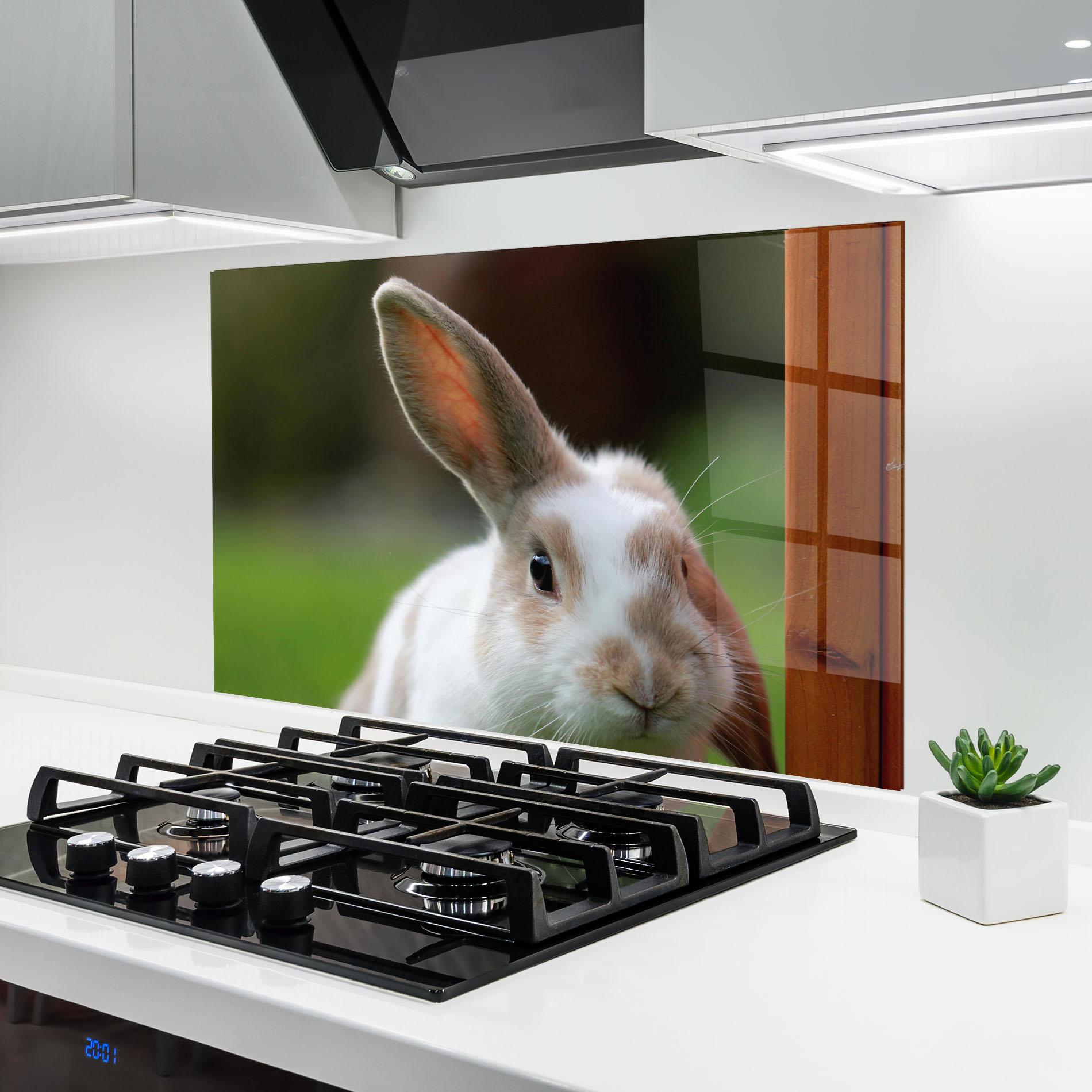 Panou Sticla Bucatarie Up Ear Bunny mockup 6